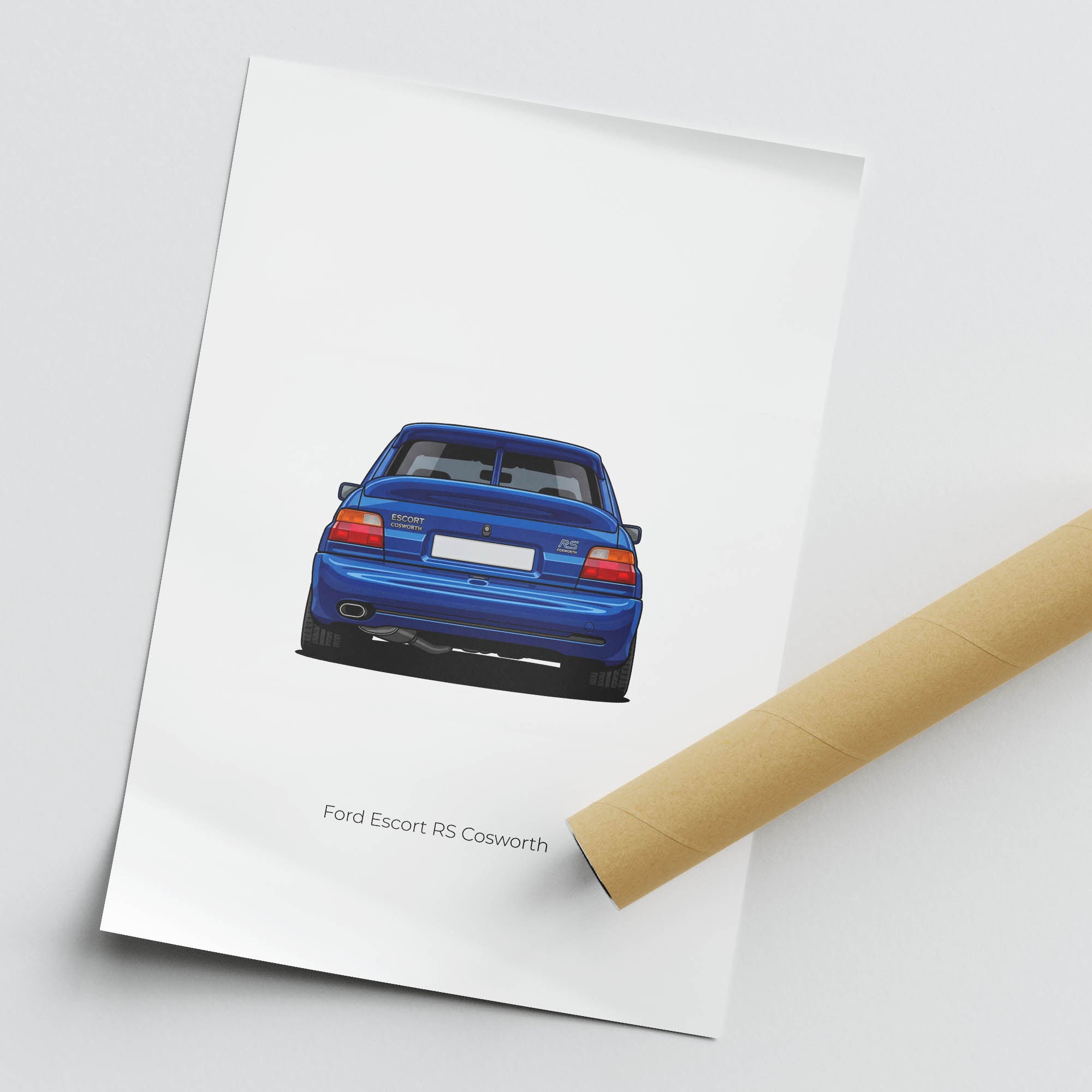 1992 Ford Escort RS Cosworth Imperial – Car Print