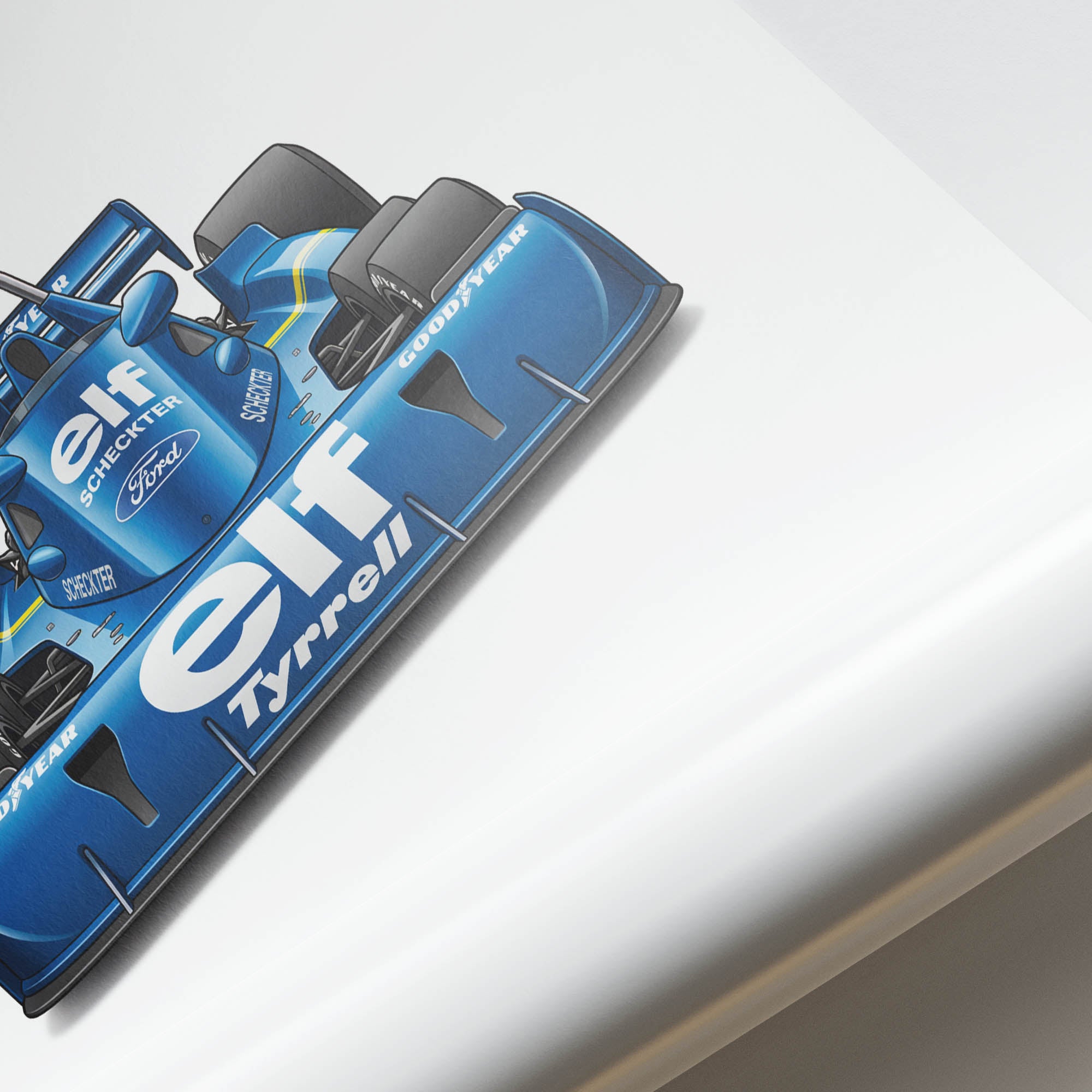 1976 Tyrrell P34 Jody Scheckter Six Wheeler – Car Print