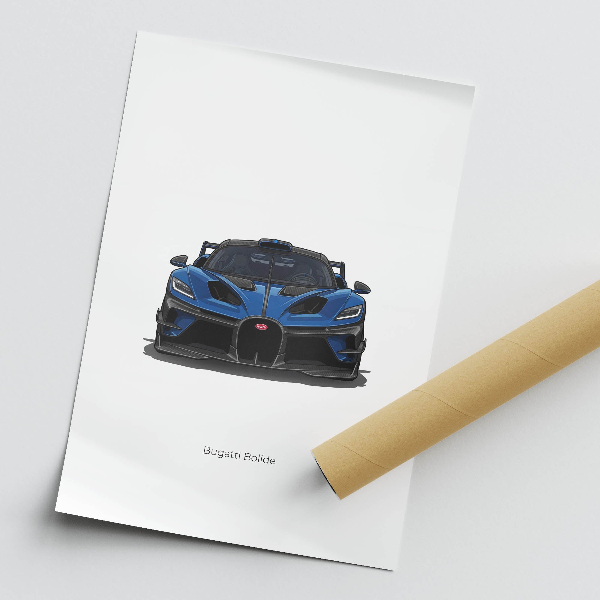 2024 Bugatti Bolide – Car Print