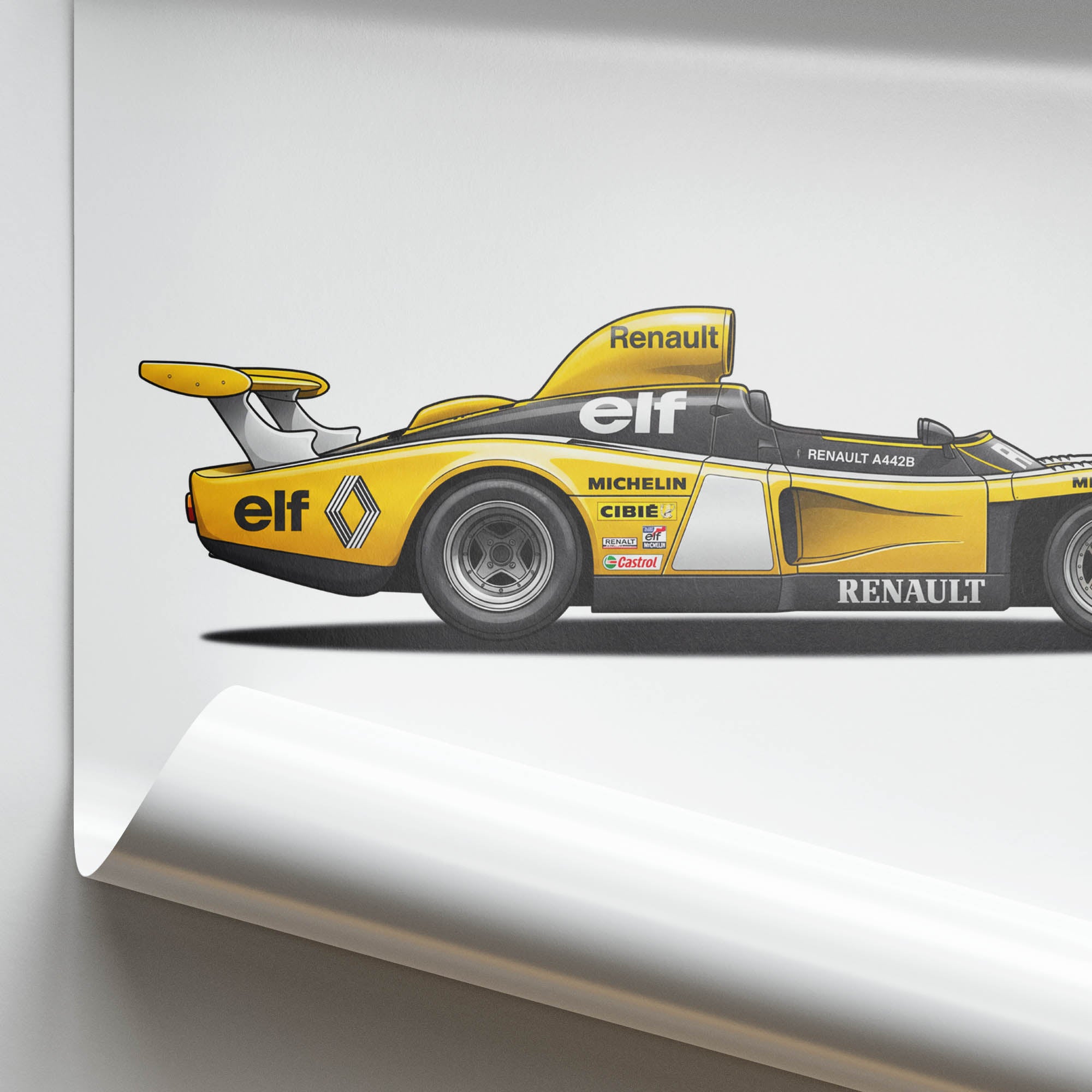 1978 Renault Alpine A442B Renault – Car Print