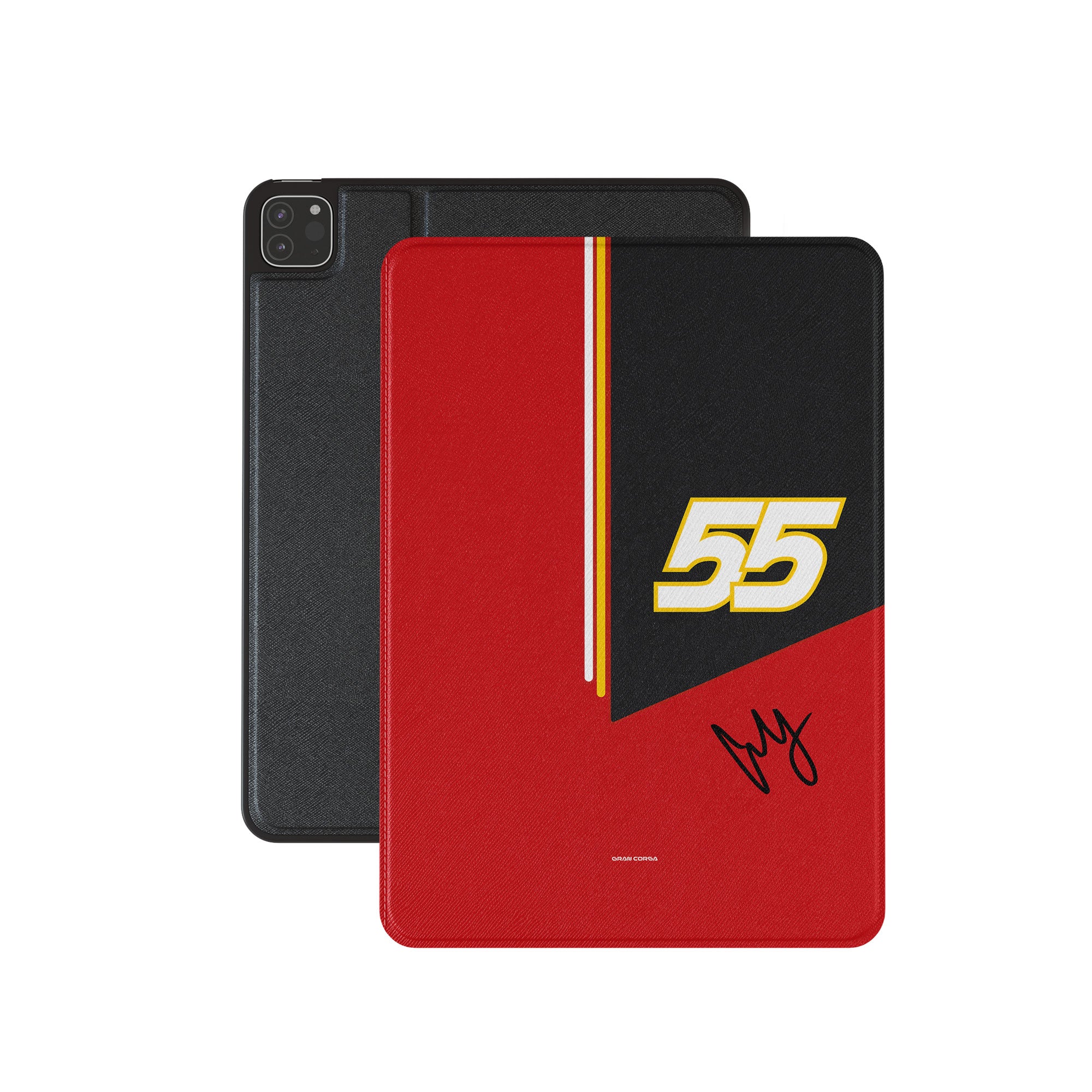 Ferrari iPad Case - Carlos Sainz SF-24 F1 Racing Design with Durable Protection