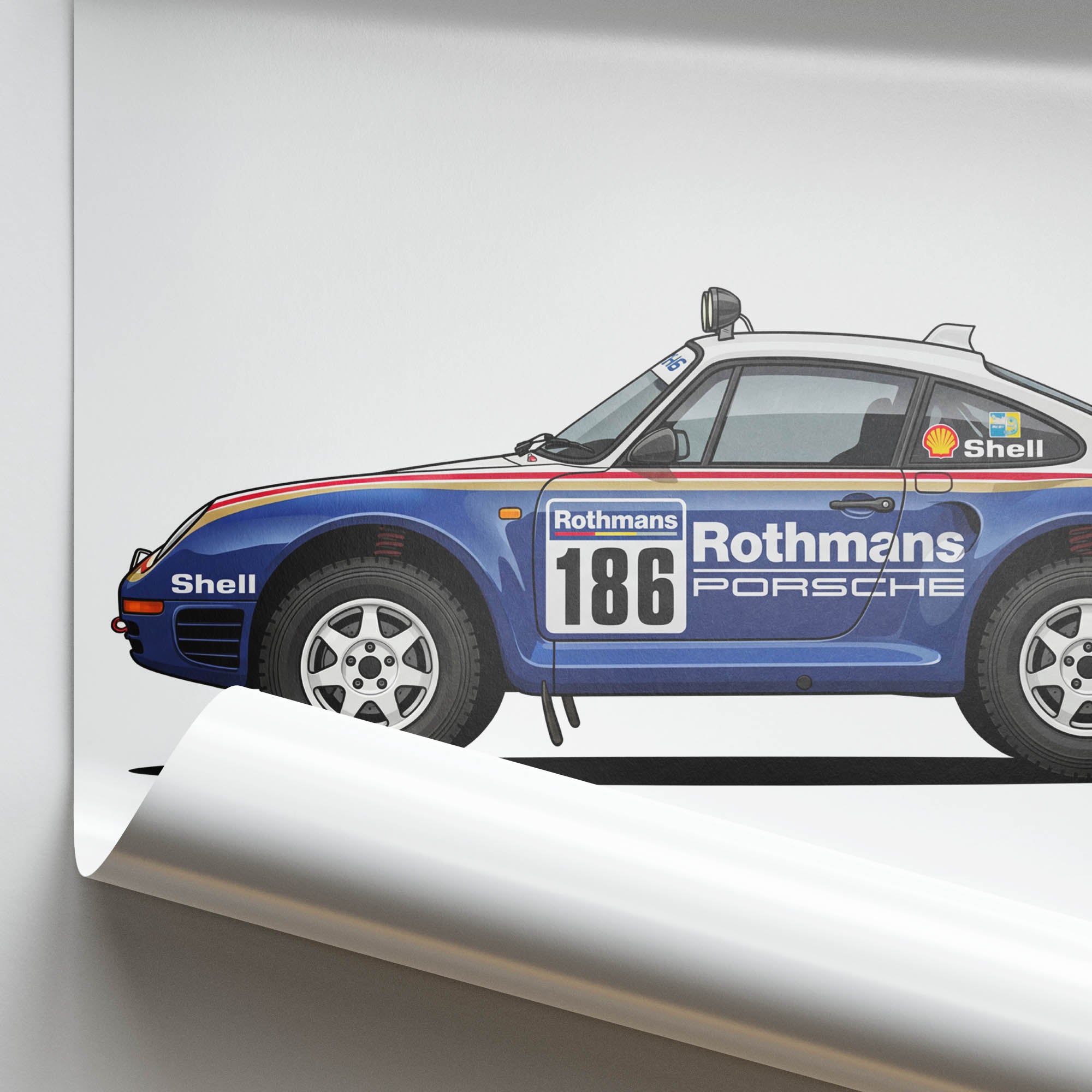 1986 Porsche – Car Print