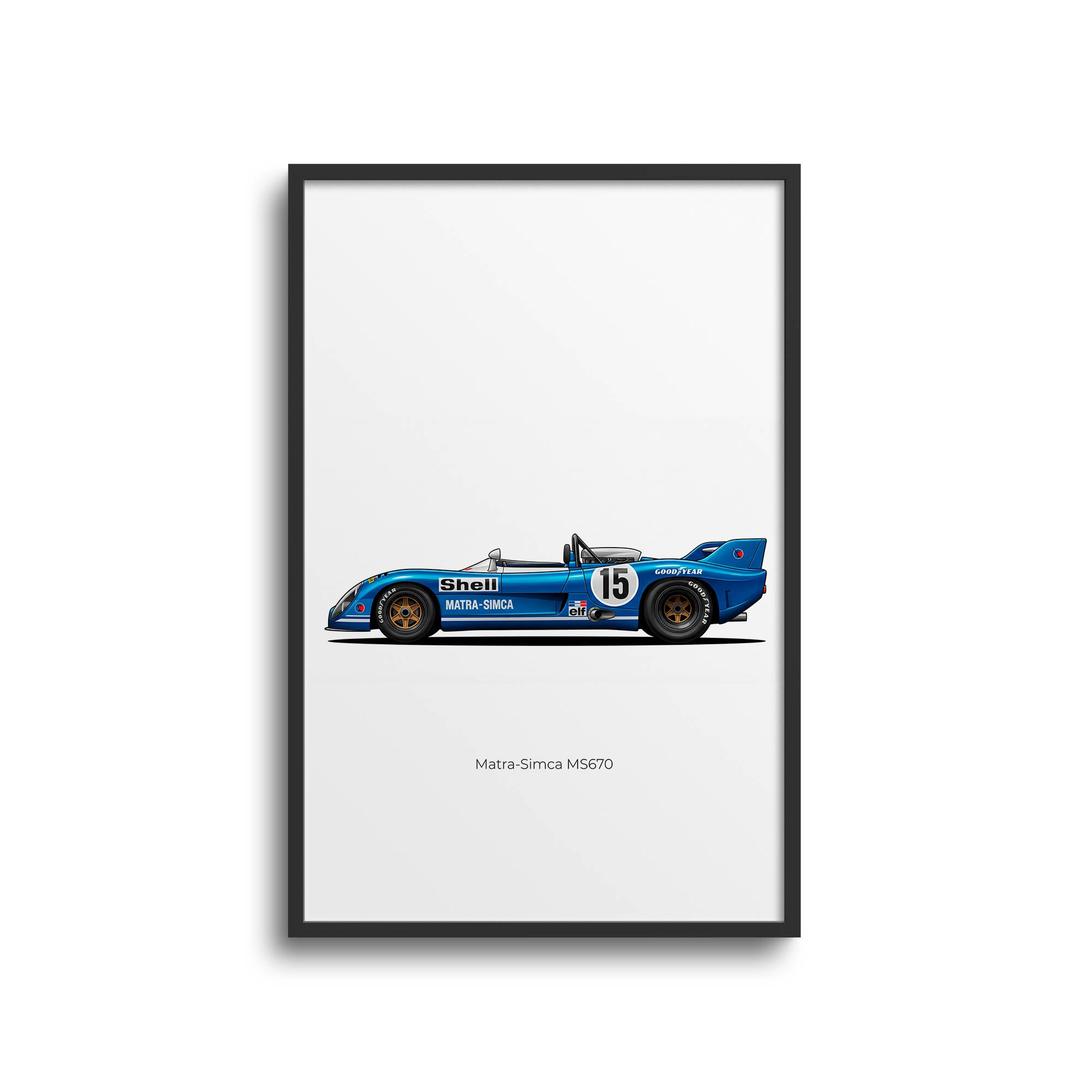 1972 Matra Simca MS670 Matra – Car Print