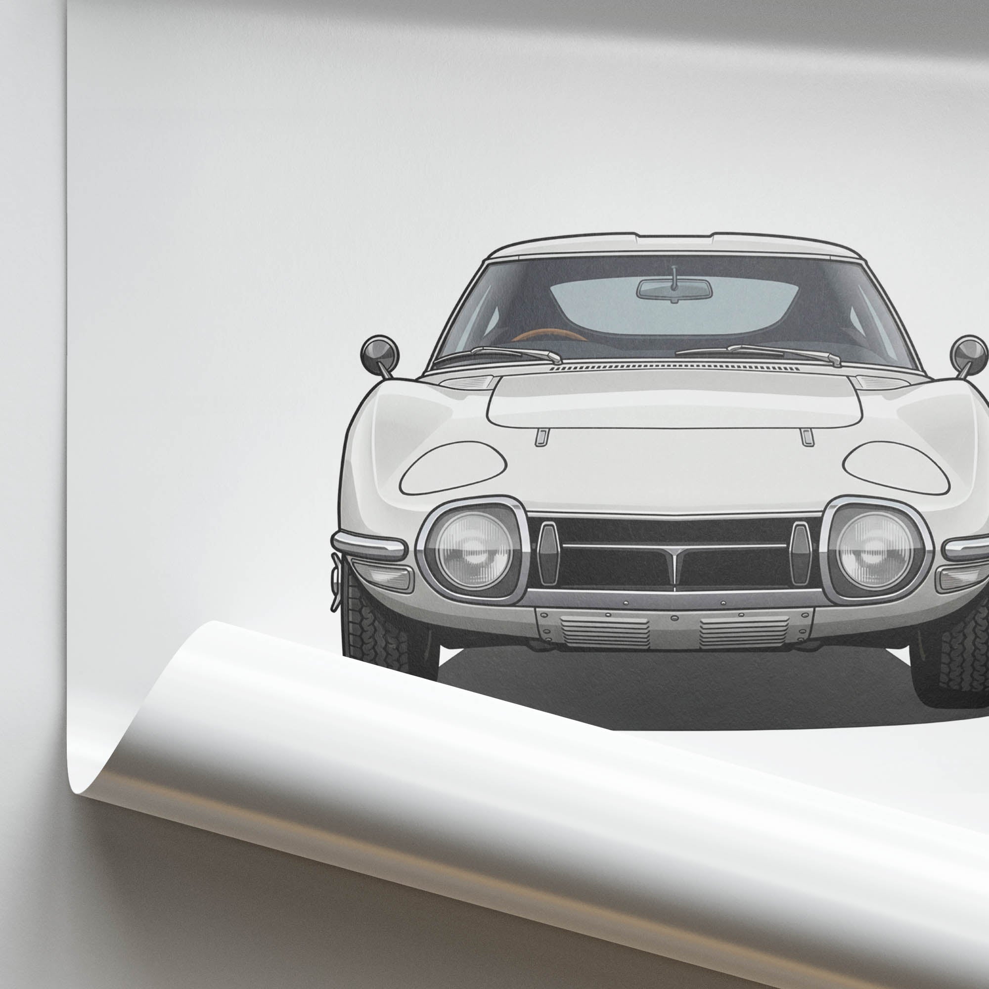 1967 Toyota 2000GT Pegasus – Car Print