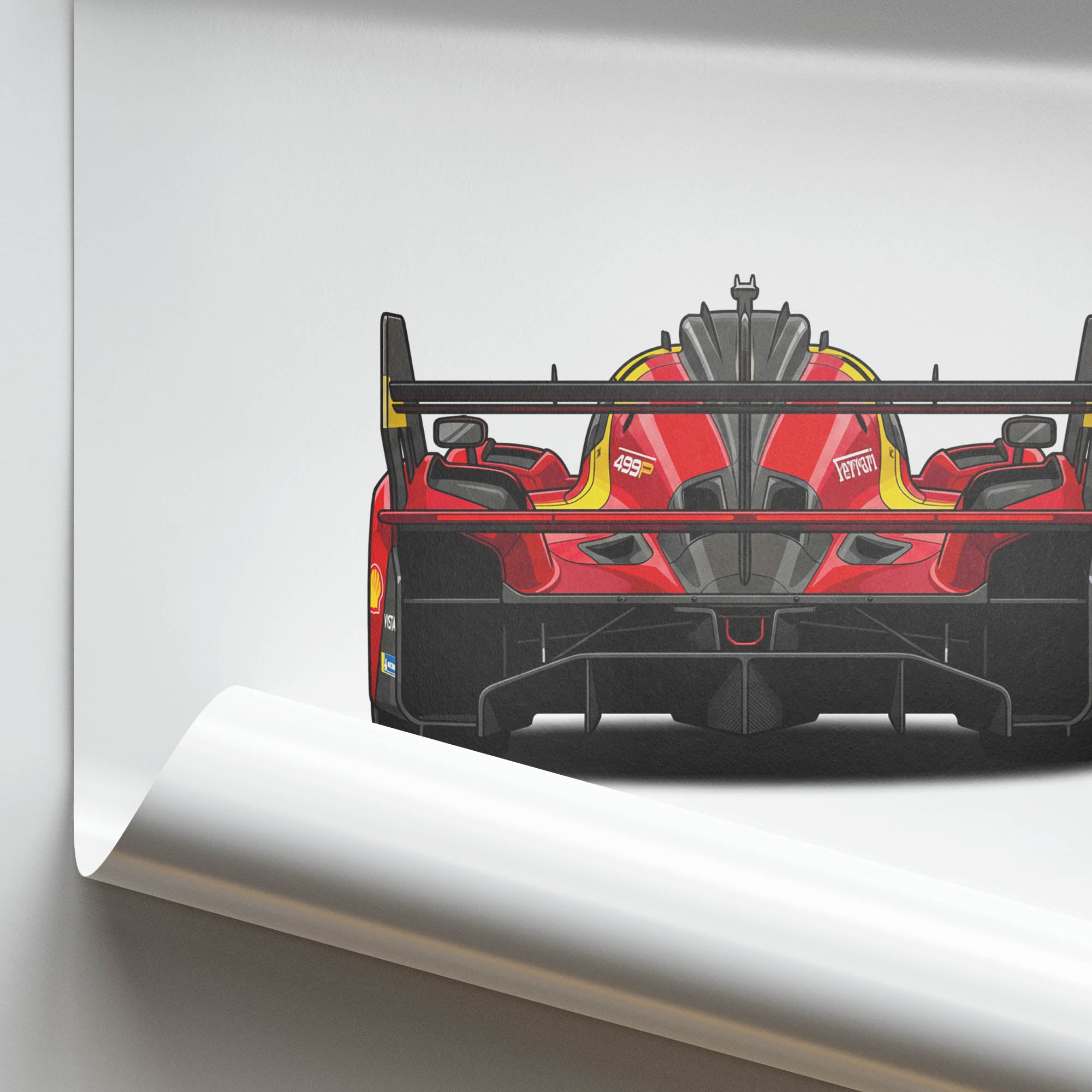 2023 Ferrari 499P Ferrari Hypercar – Car Print