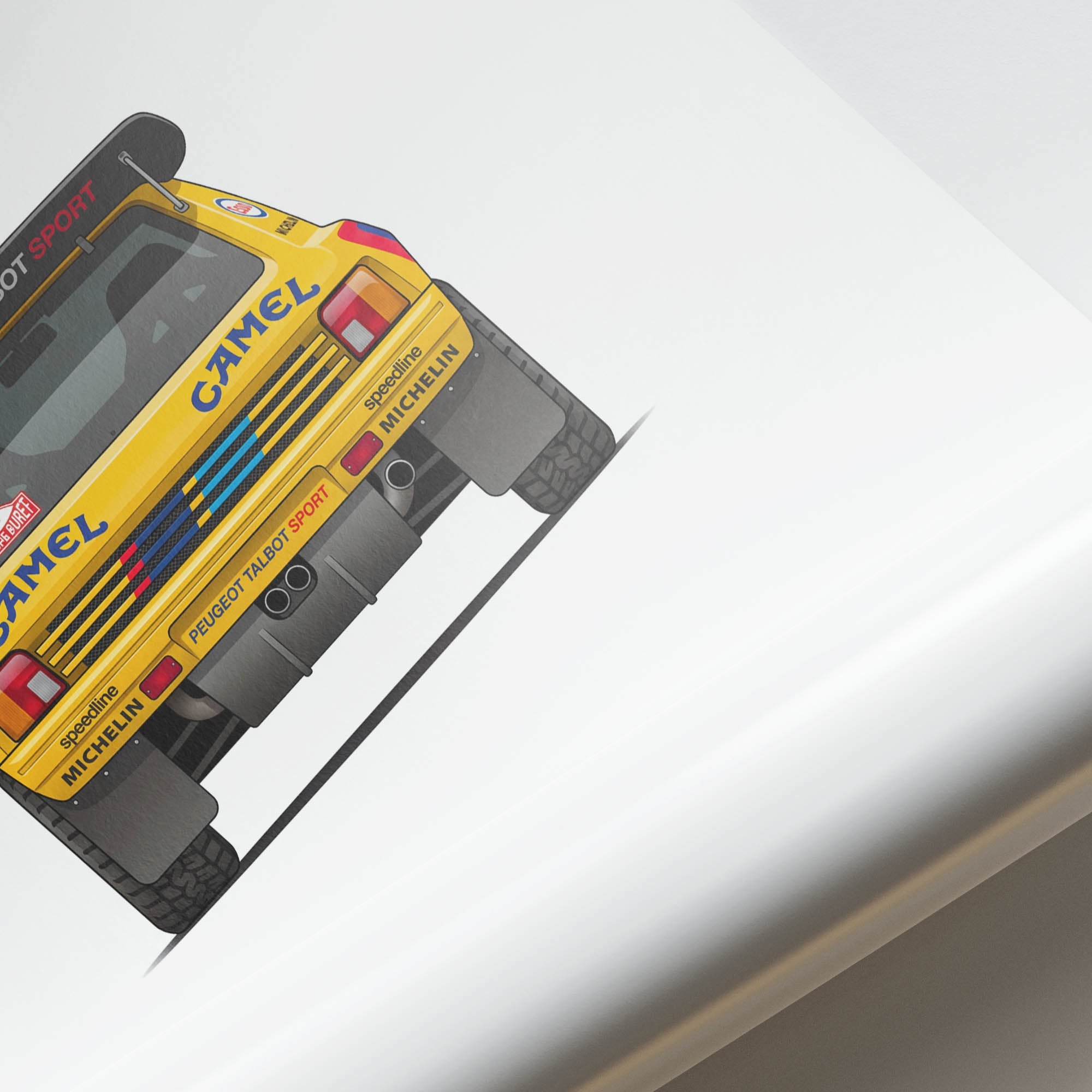 1987 Peugeot 205 T16 Grand – Car Print