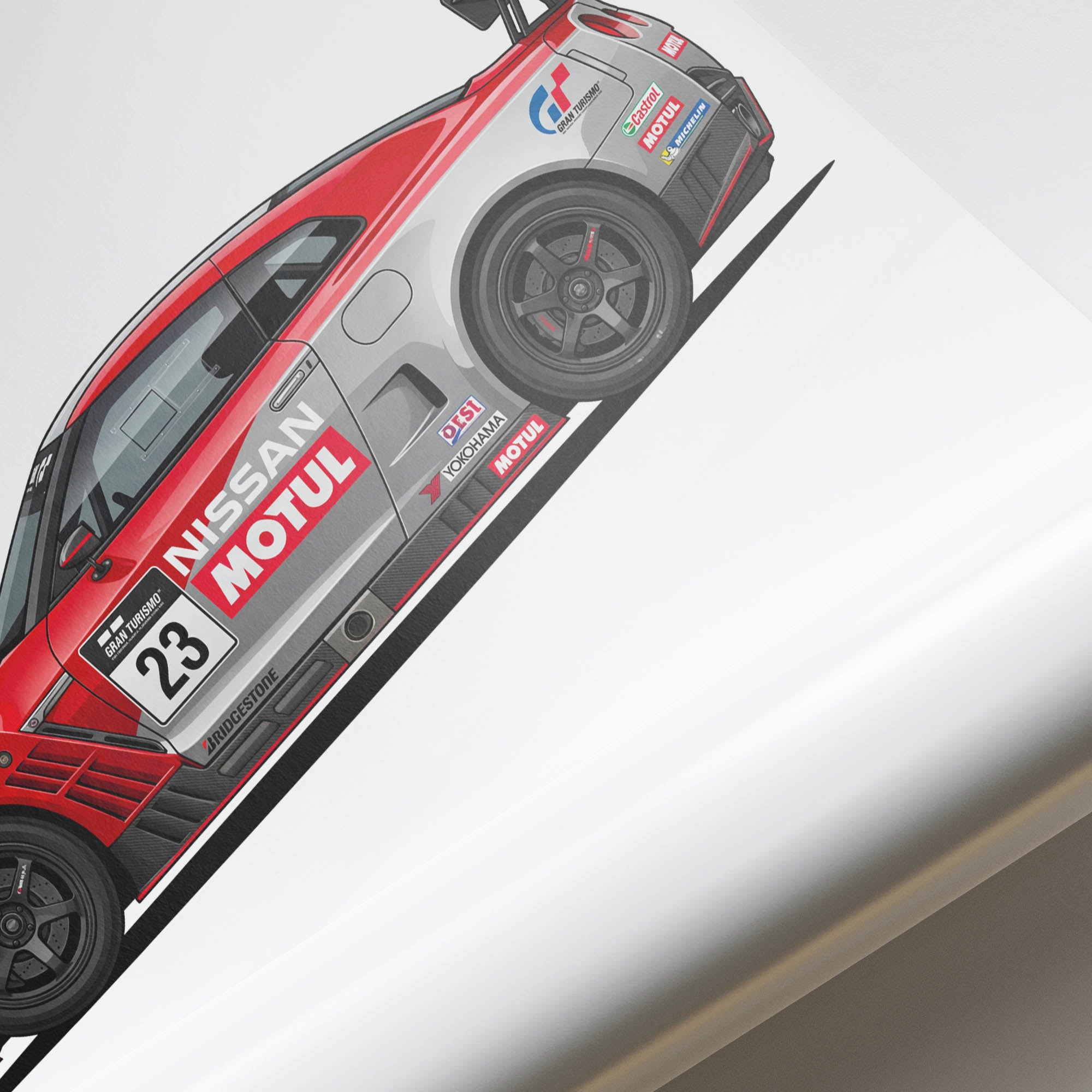 2015 Nissan GT R LM Nismo – Car Print (Side)