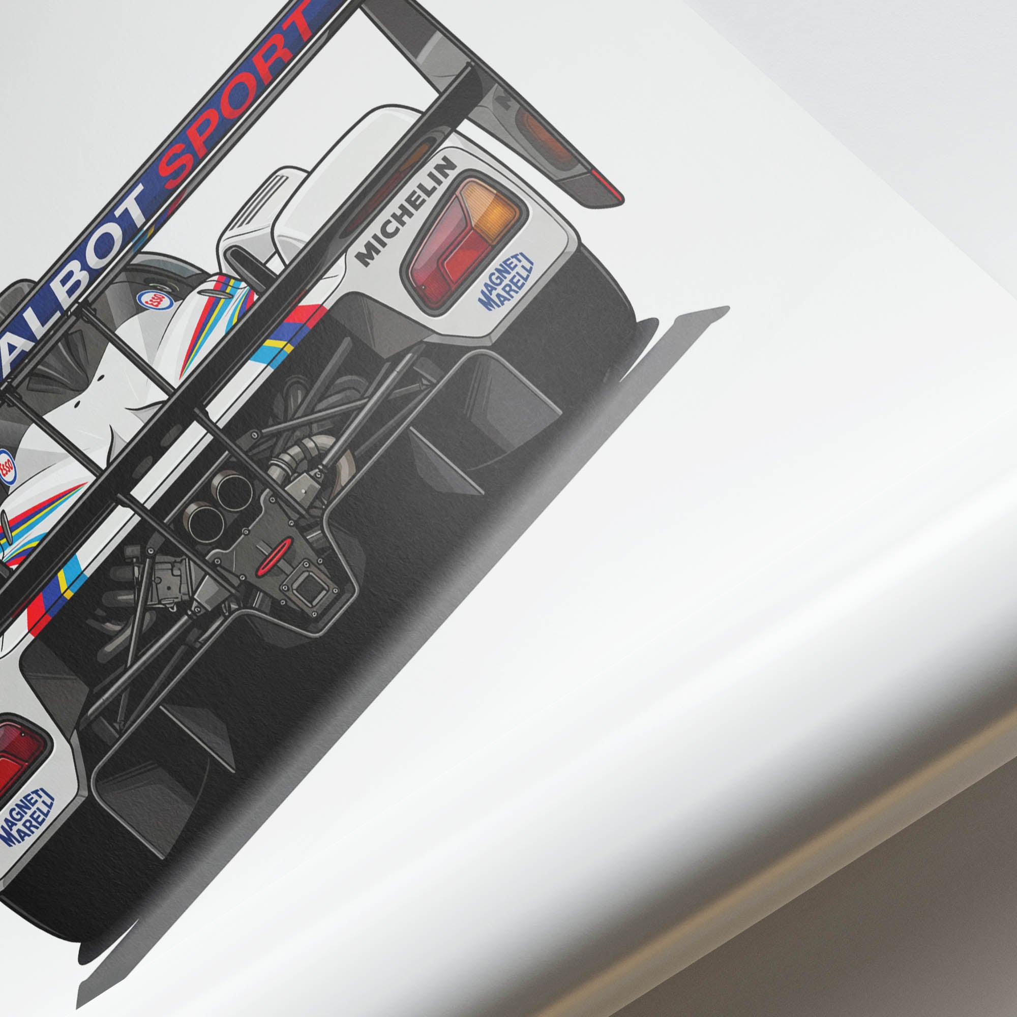 1992 Peugeot 905 Evo 1B Peugeot Talbot Sport – Car Print
