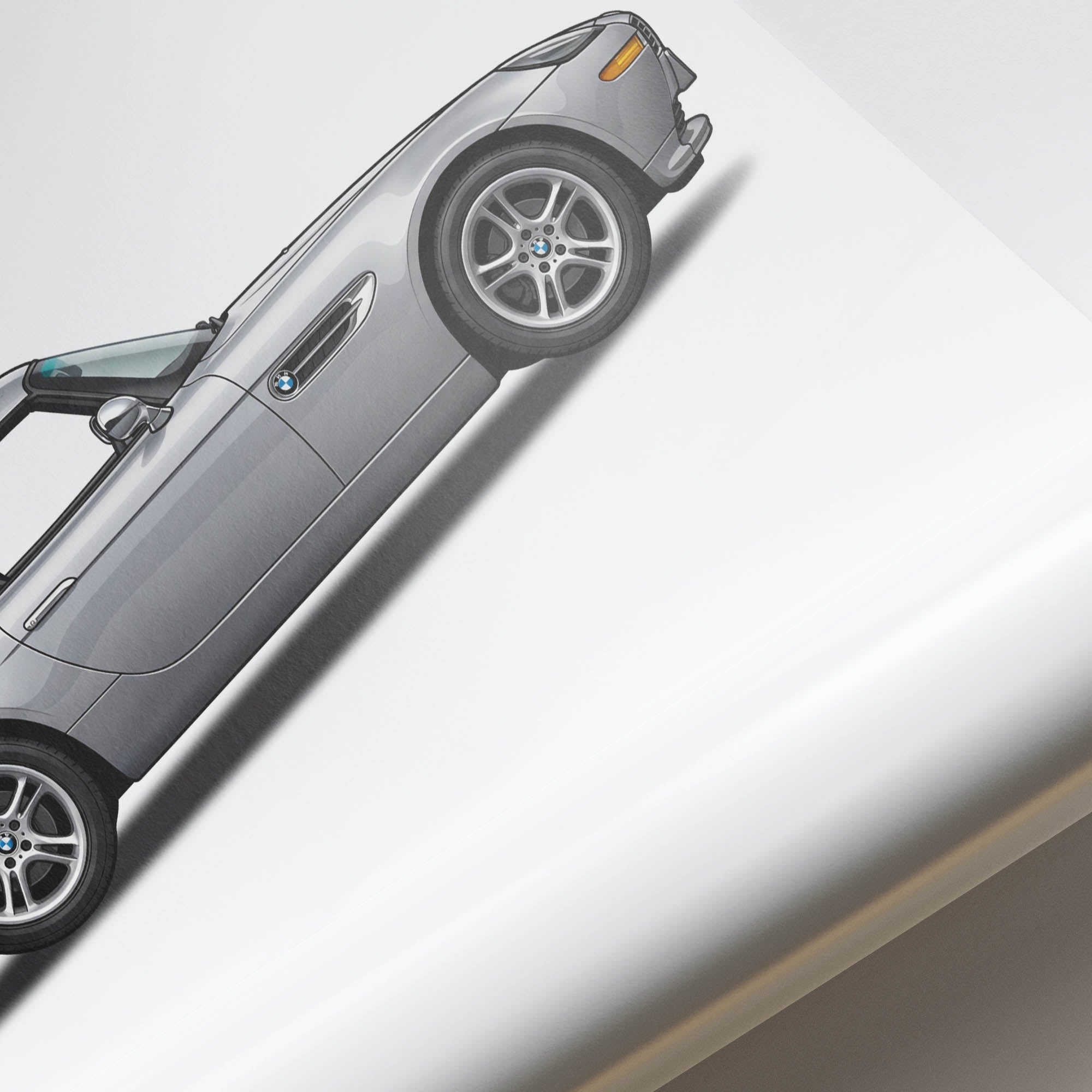 2000 BMW Z8 Titanium – Car Print (Side)
