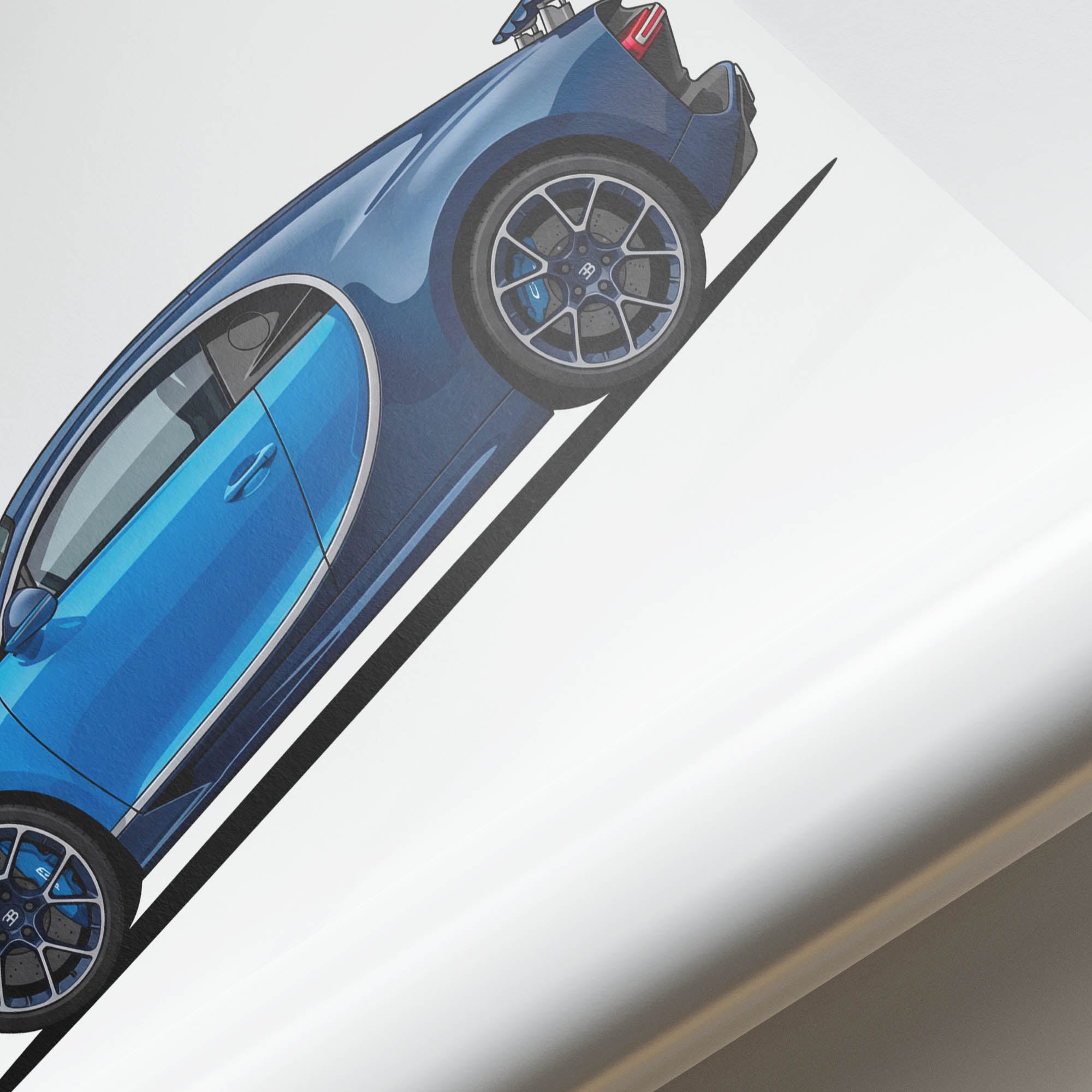 2016 Bugatti Chiron Two Tone – Car Print