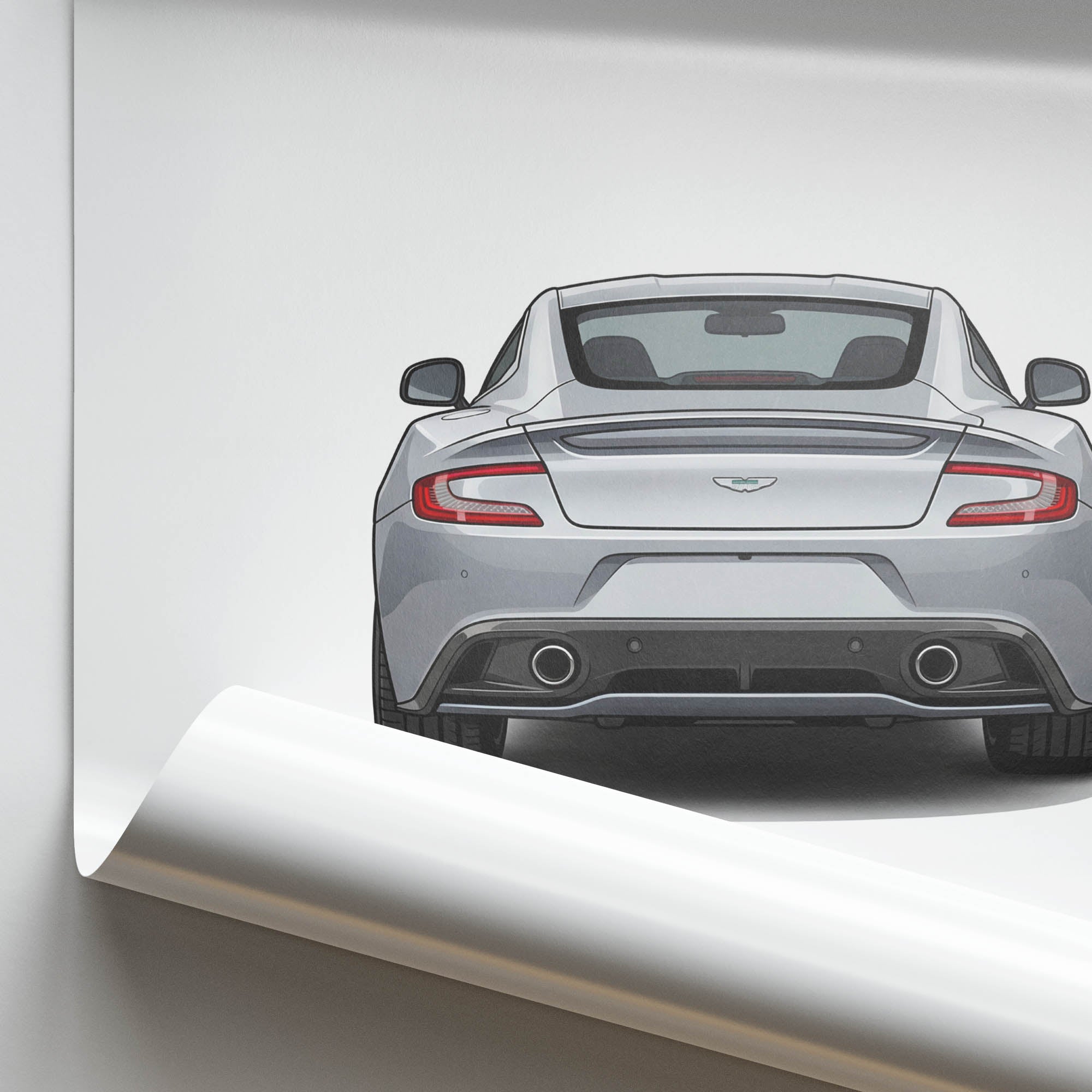 2012 Aston Martin Vanquish Skyfall – Car Print