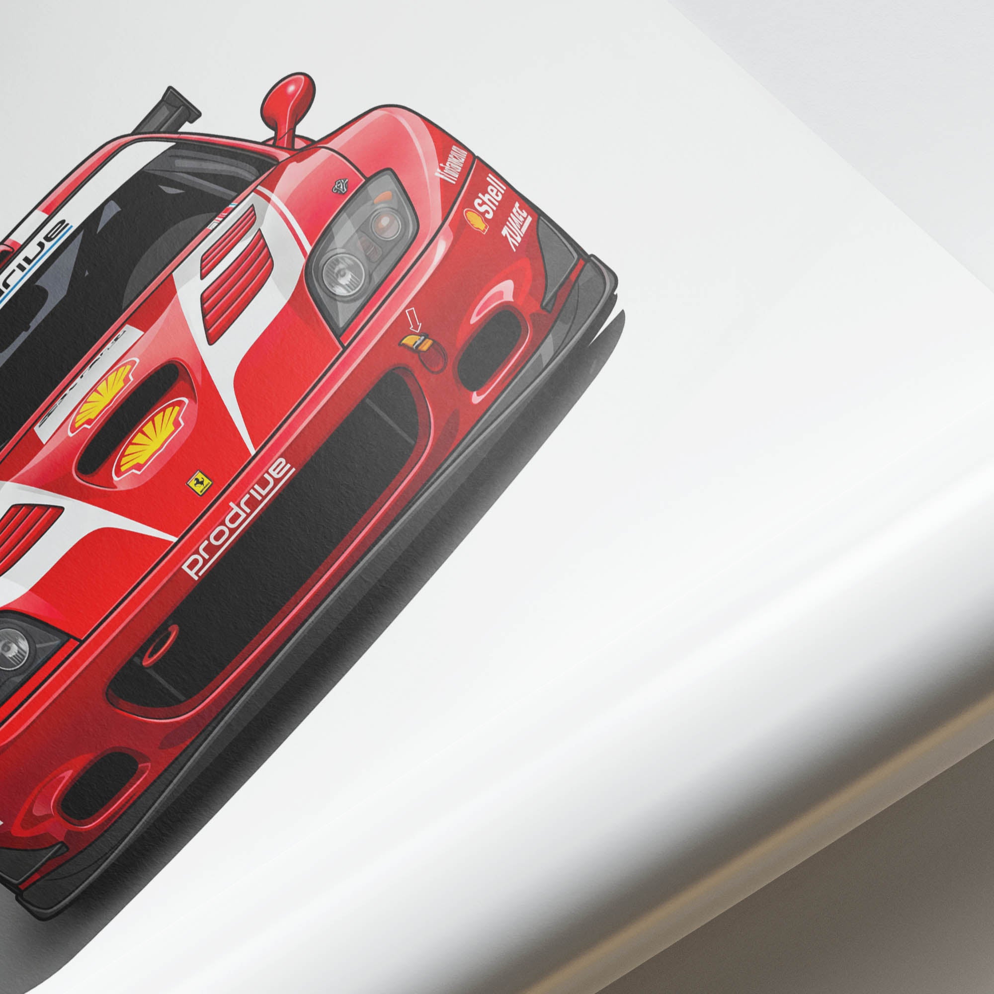 2003 Ferrari 550 Gts Maranello Prodrive – Car Print