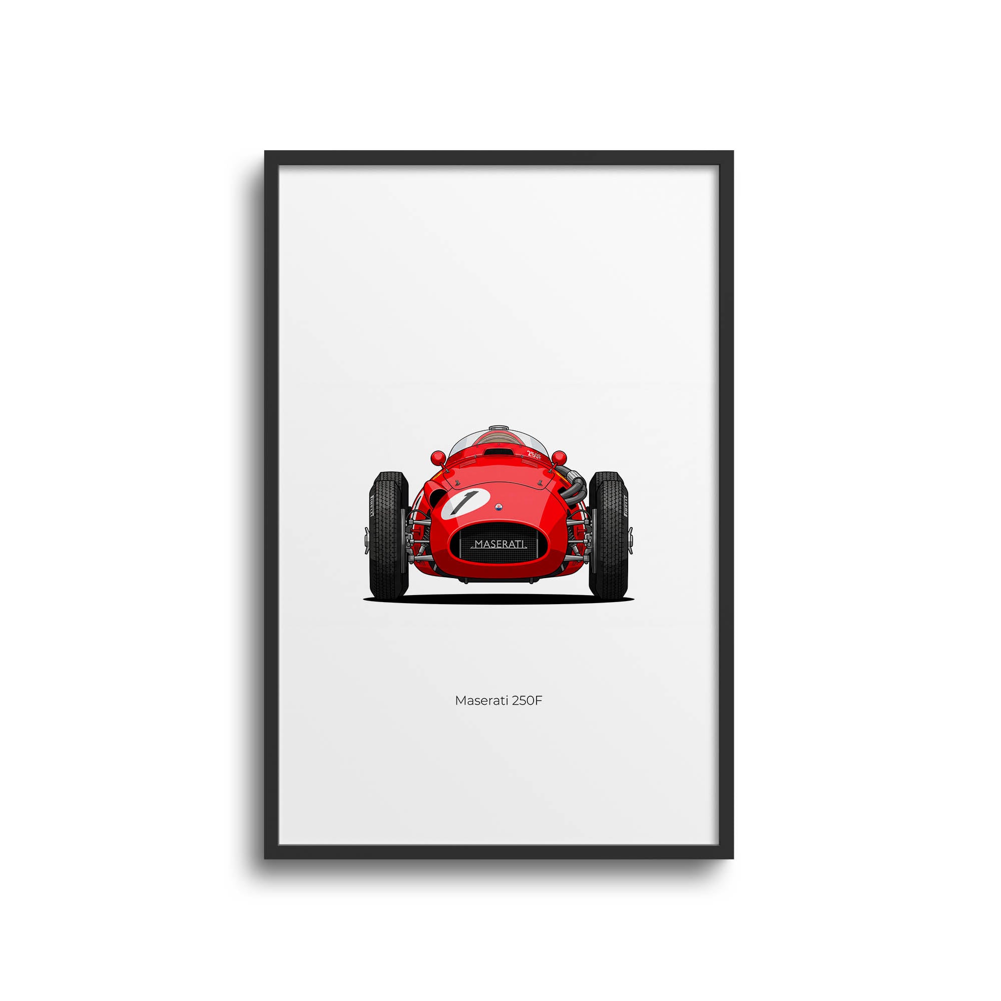 1957 Maserati 250F Juan Manuel Fangio – Car Print