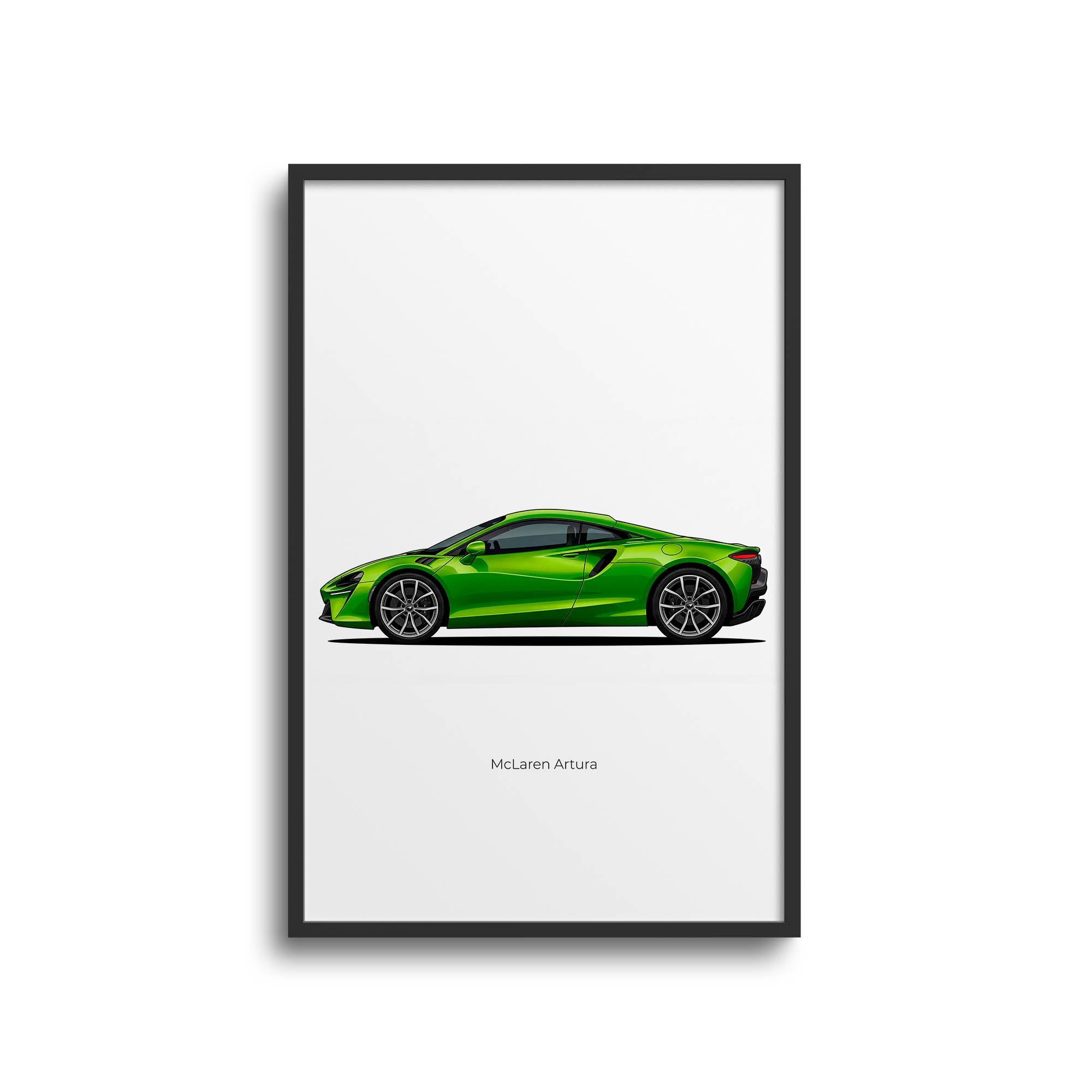 2022 McLaren Artura Flux – Car Print (Side)