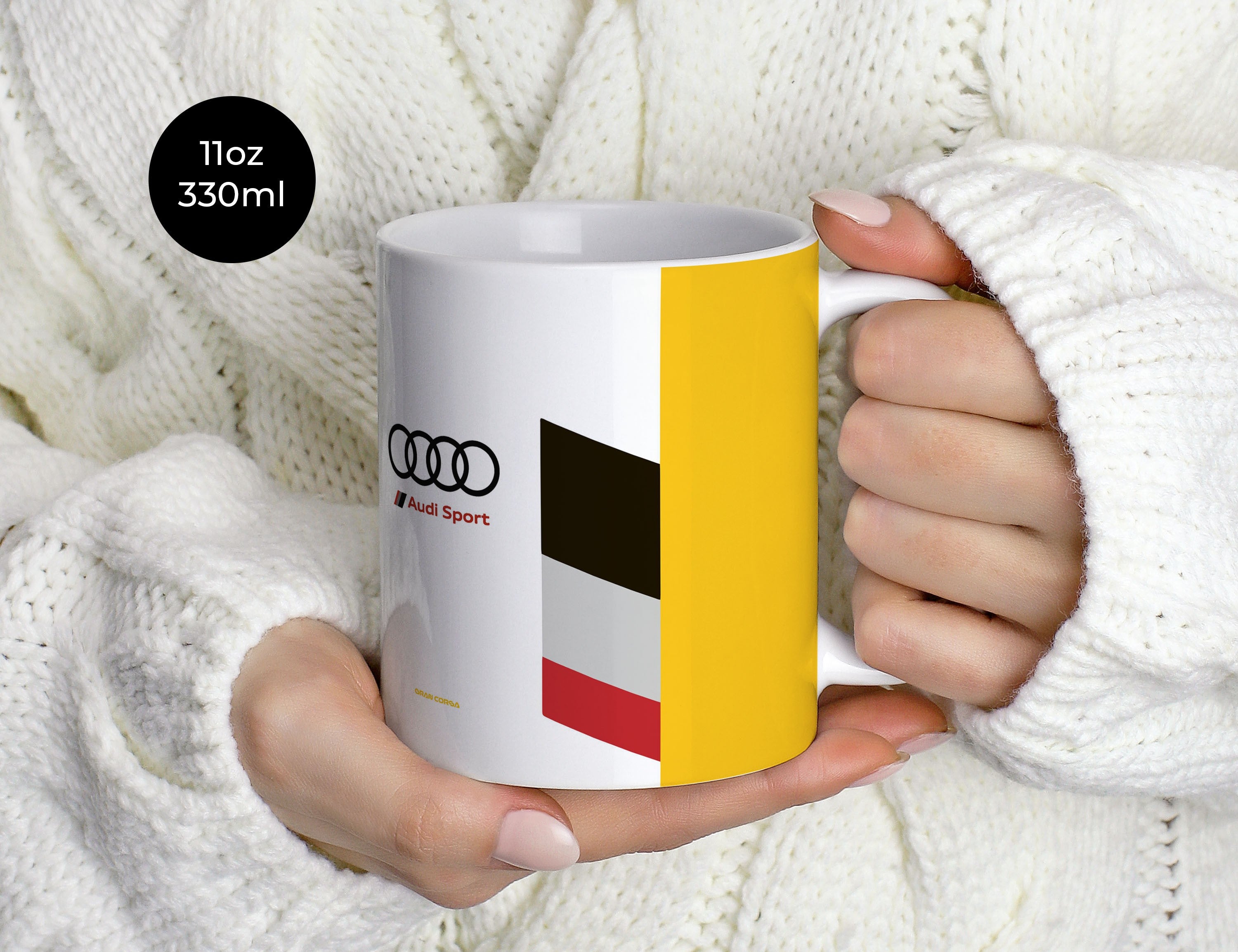 Audi 1985 Sport quattro S1 E2 WRC Livery Mug