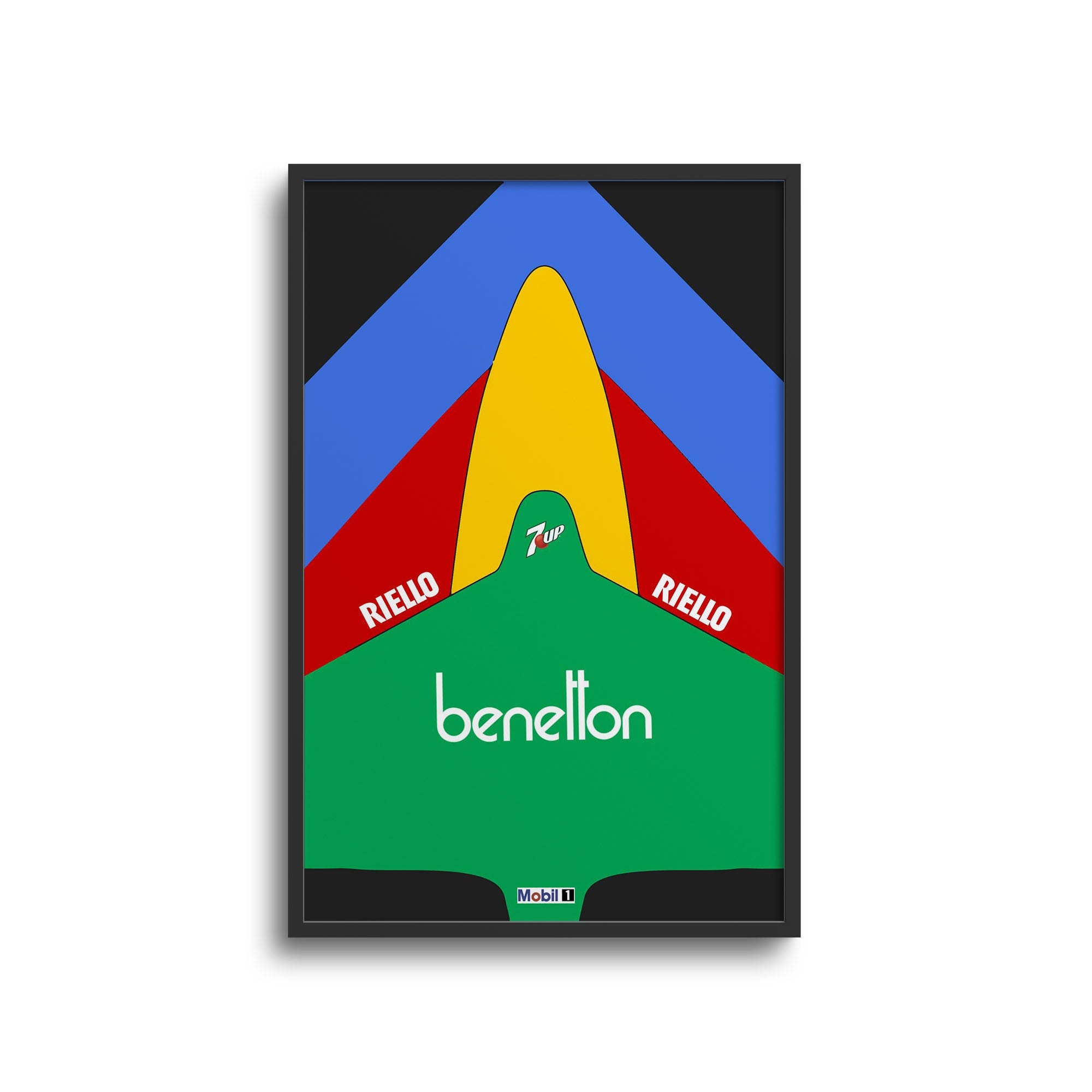 Benetton 1989 B189 F1 Livery Poster