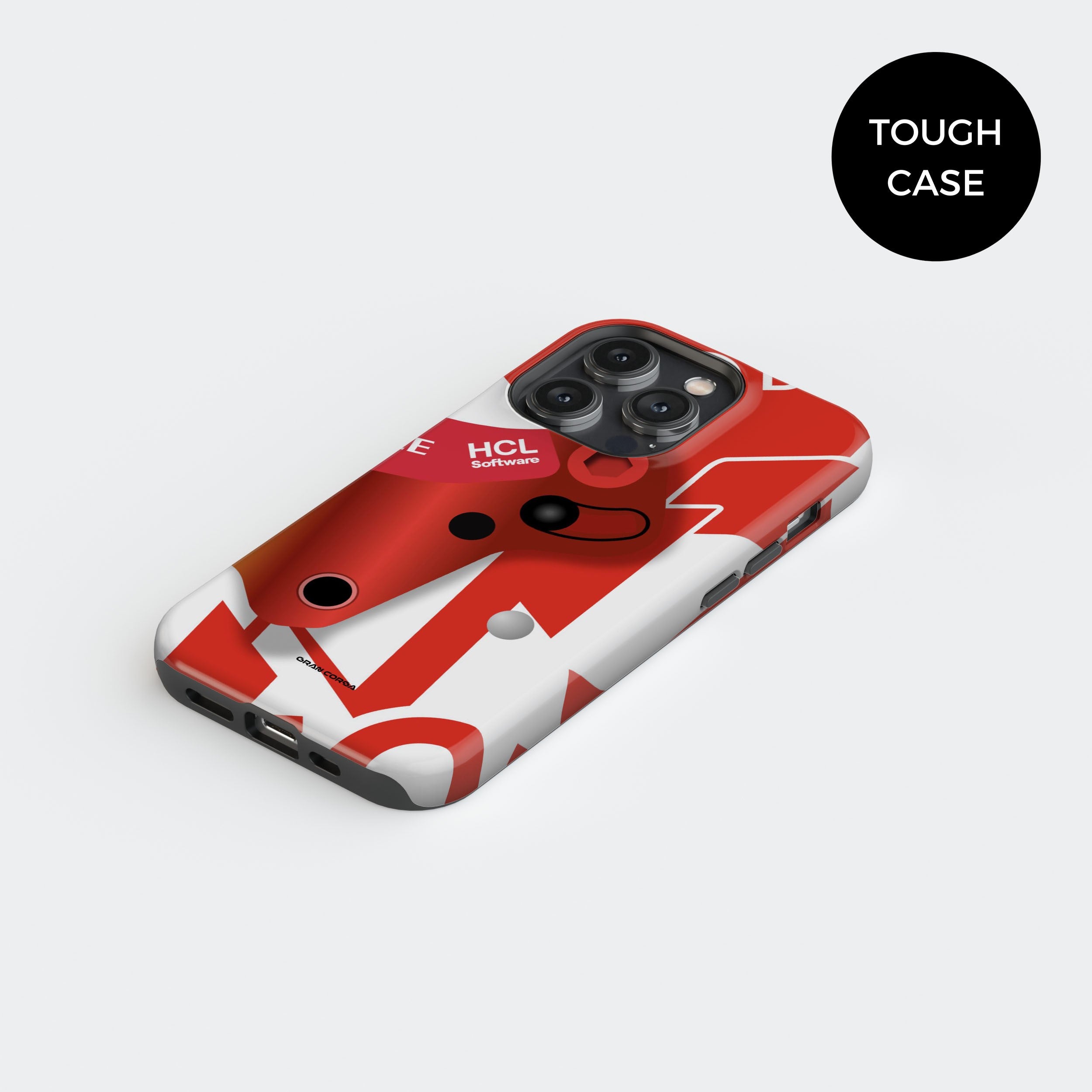 Charles Leclerc F1 Ferrari 2024 Monaco GP Helmet Phone Case