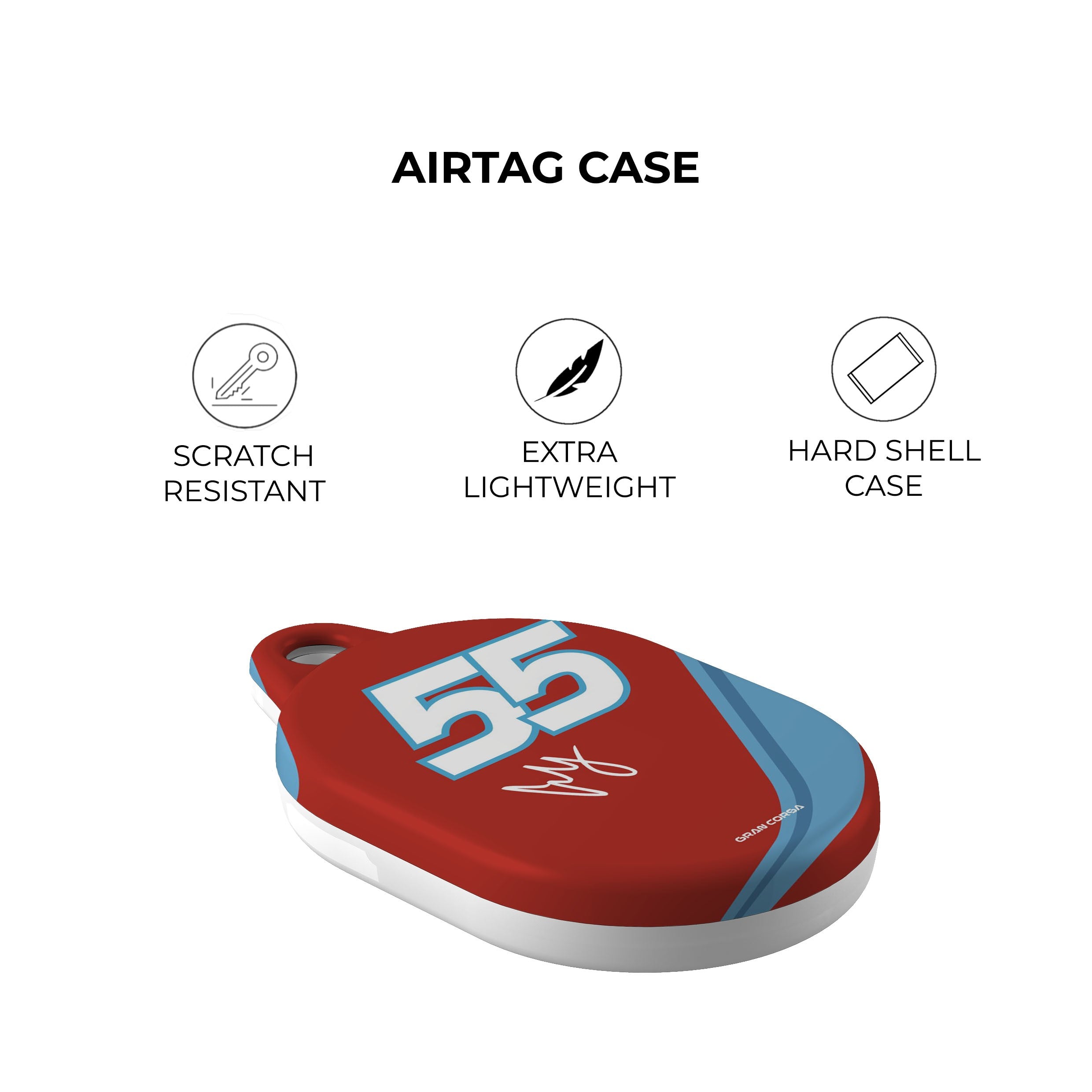 Carlos Sainz F1 Ferrari 2024 Miami GP Livery AirTag Holder