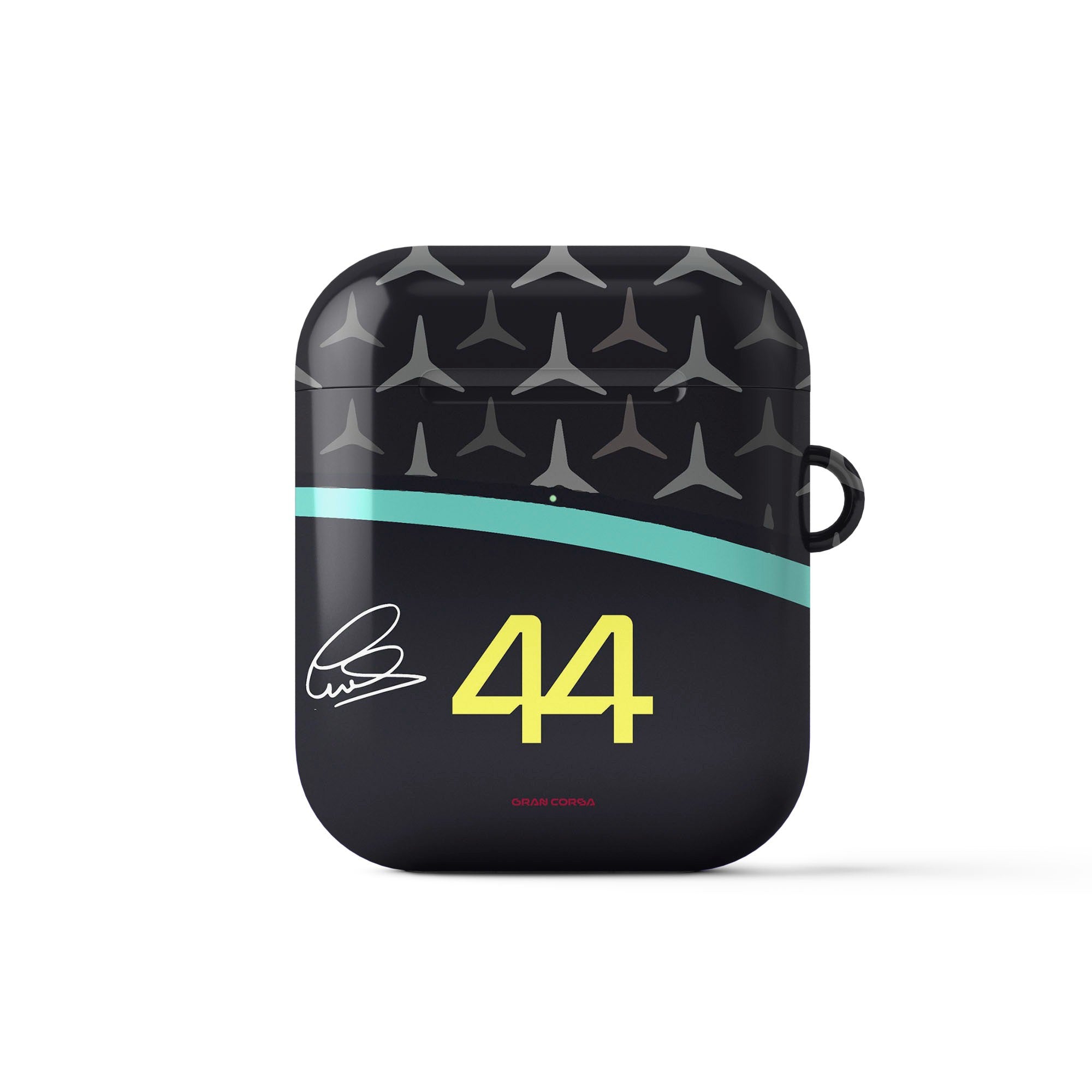 Lewis Hamilton F1 Mercedes-AMG Petronas 2024 W15 Livery AirPods Case