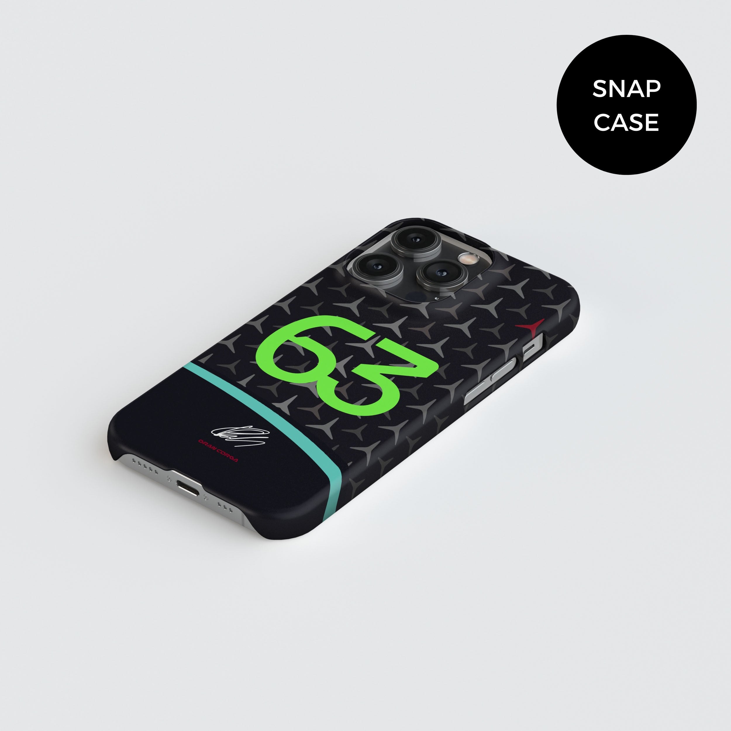 George Russell F1 Mercedes-AMG Petronas 2024 W15 Livery Phone Case