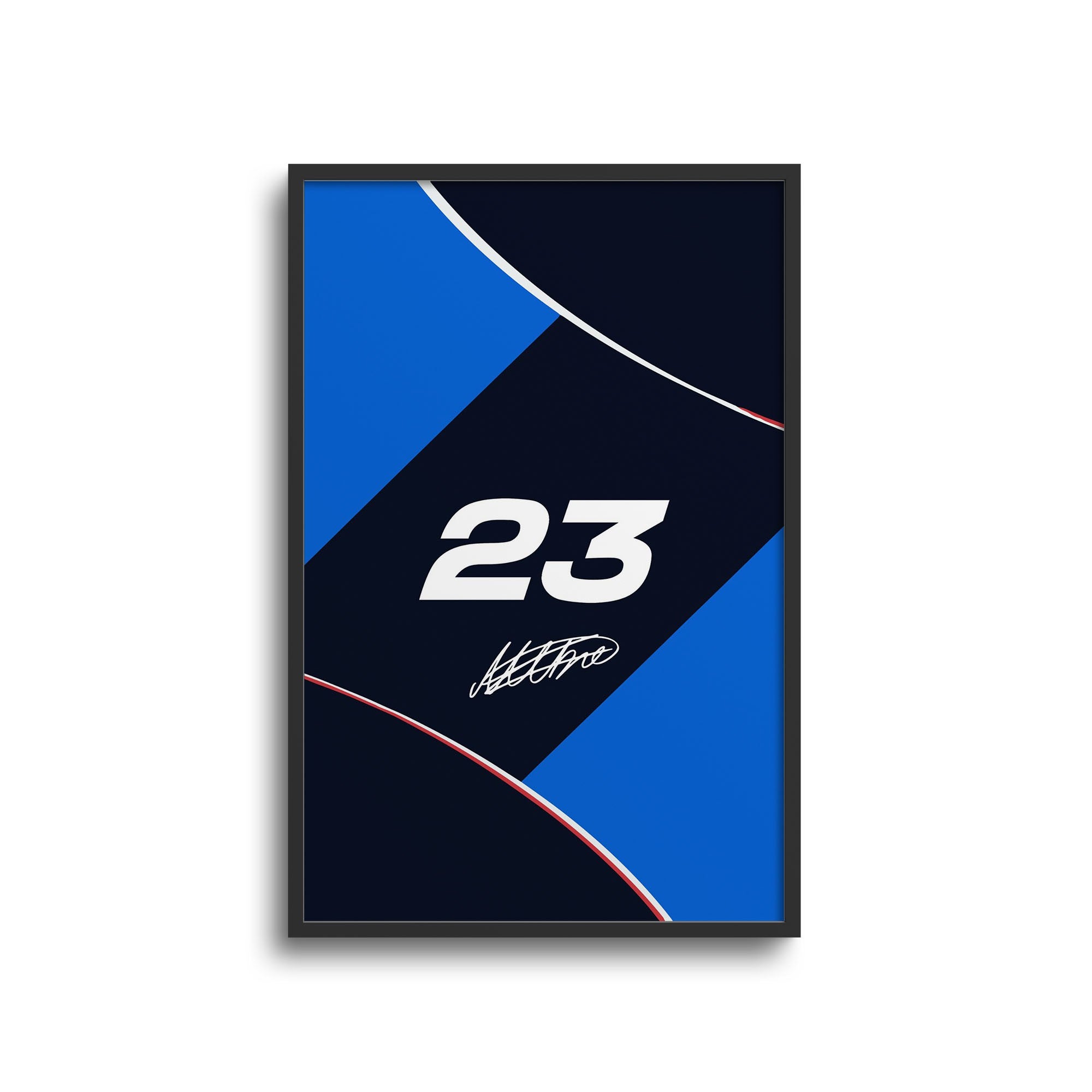 Alexander Albon F1 Williams 2024 Season Livery Poster