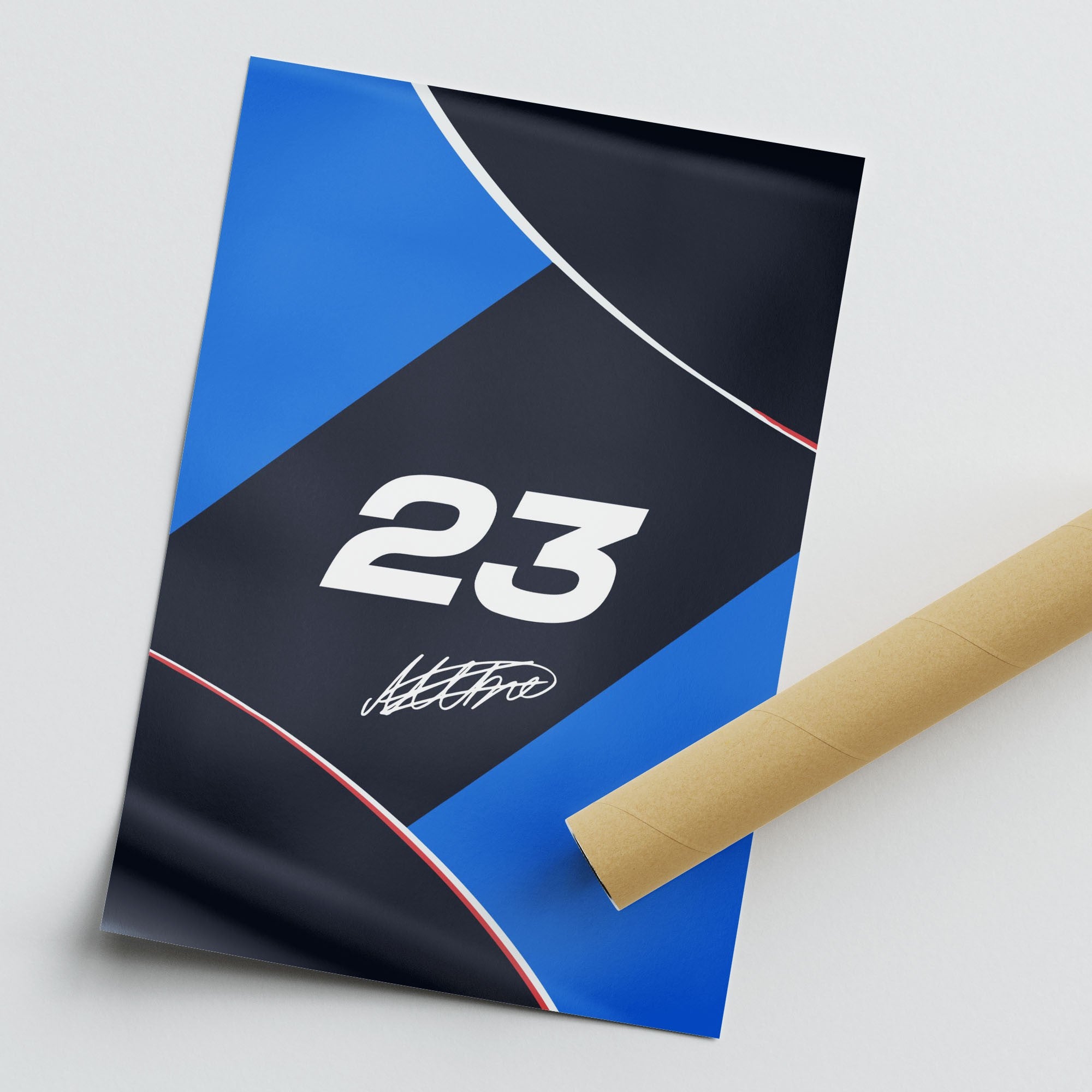 Alexander Albon F1 Williams 2024 Season Livery Poster