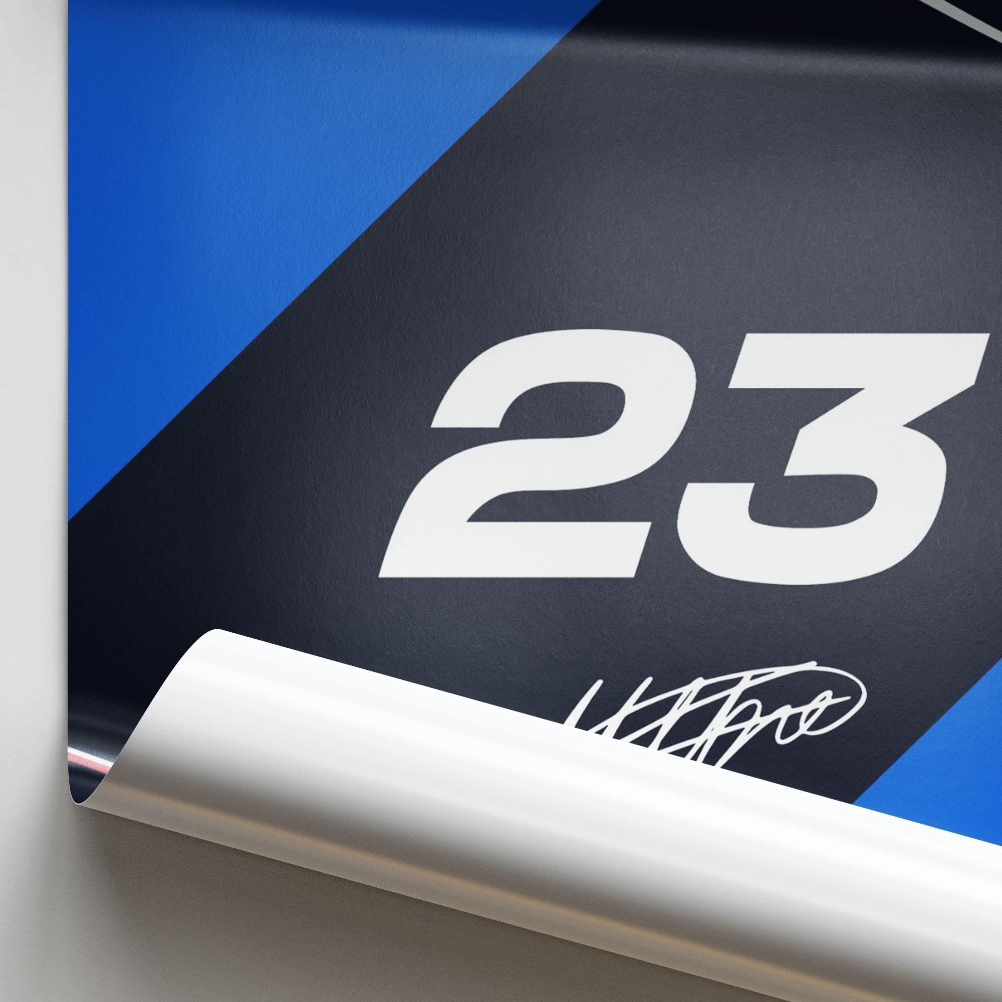 Alexander Albon F1 Williams 2024 Season Livery Poster