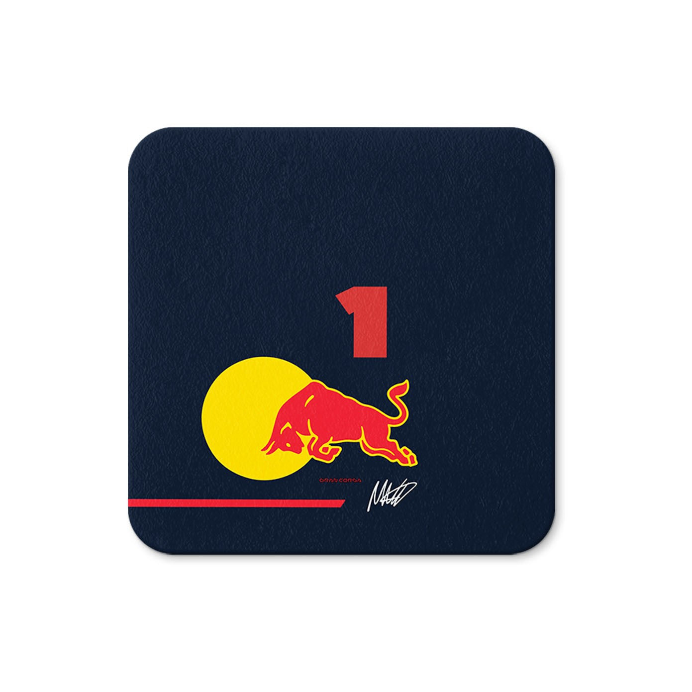 Max Verstappen F1 Red Bull Racing 2024 Season Livery Coaster