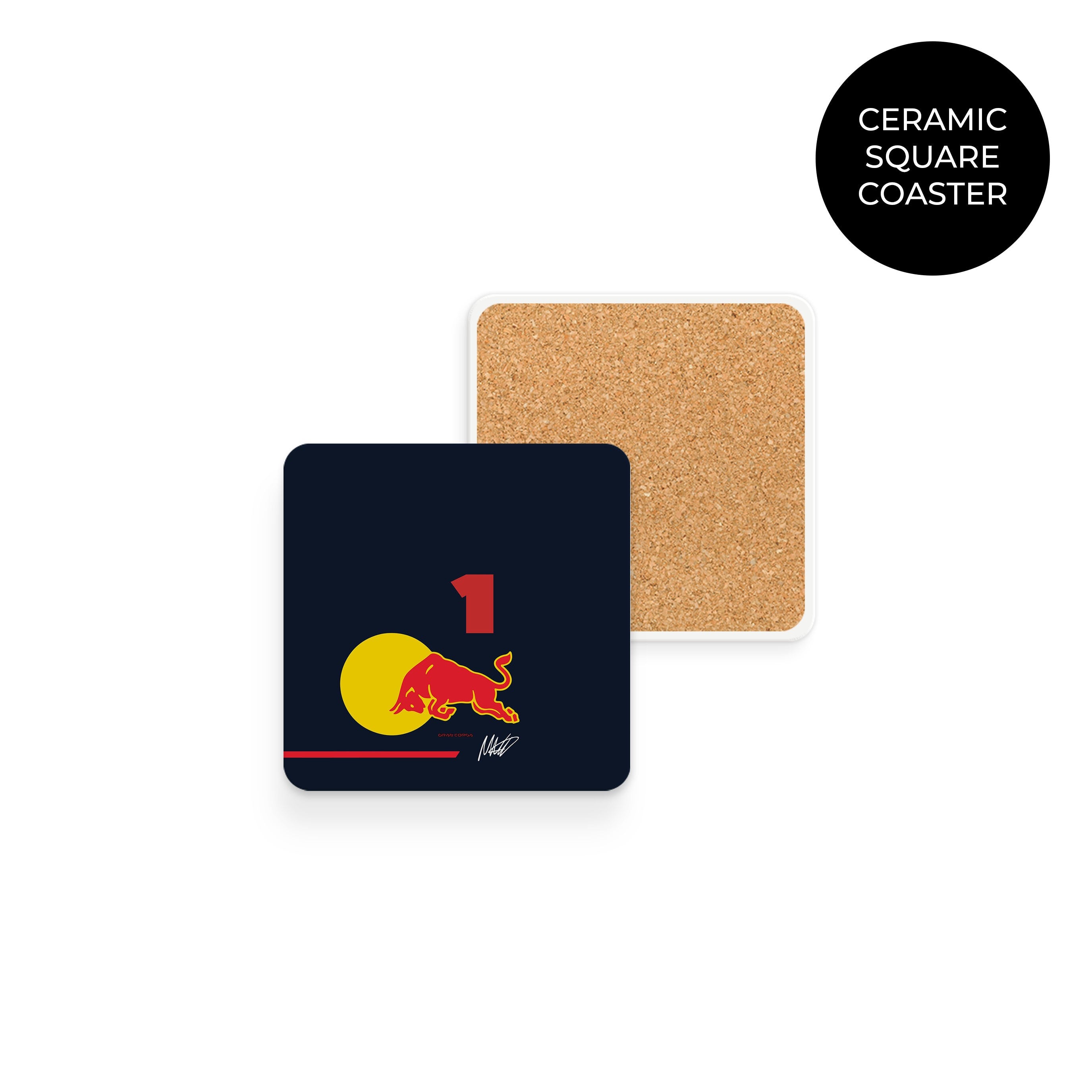 Max Verstappen F1 Red Bull Racing 2024 Season Livery Coaster