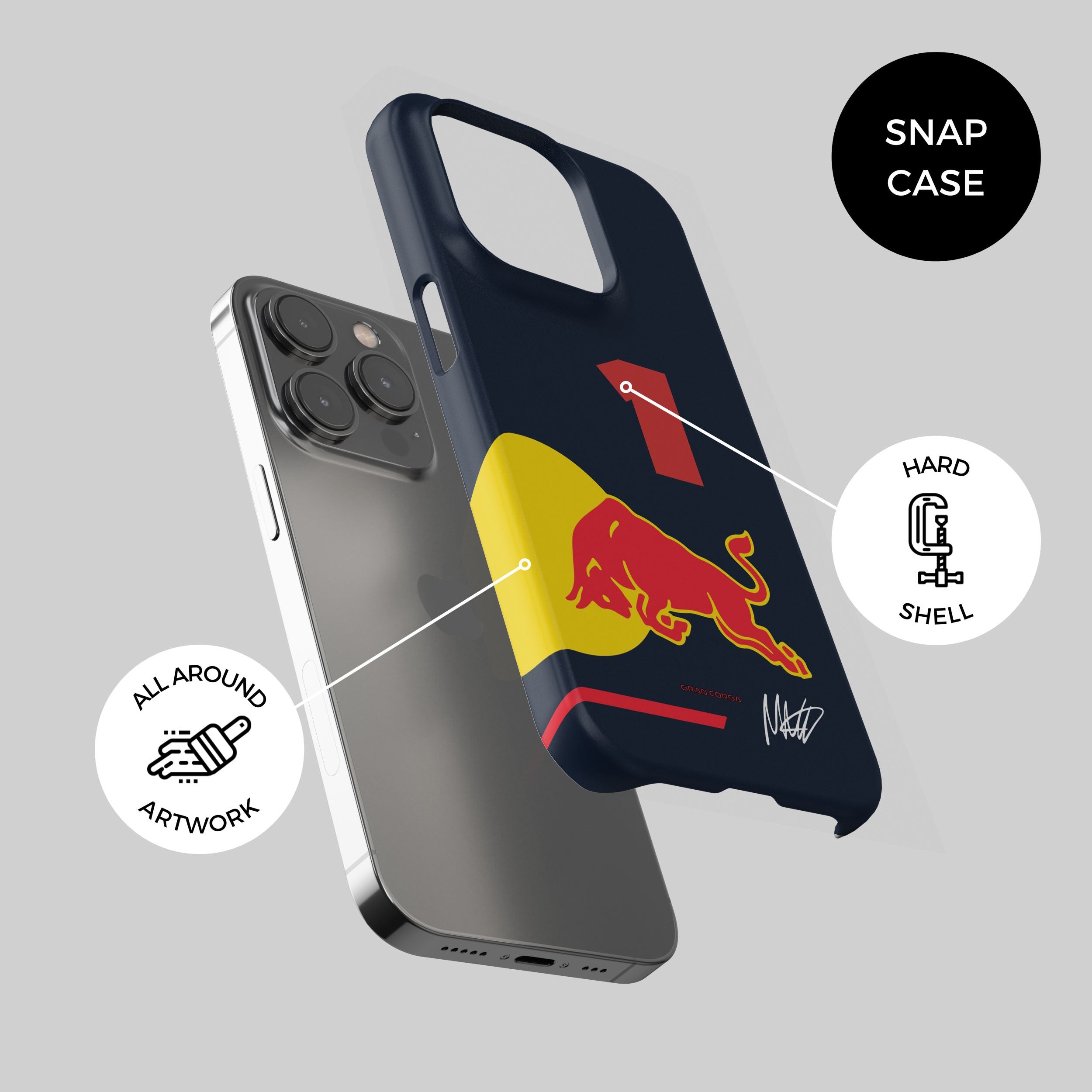 Max Verstappen F1 Red Bull Racing 2024 Season Livery Phone Case