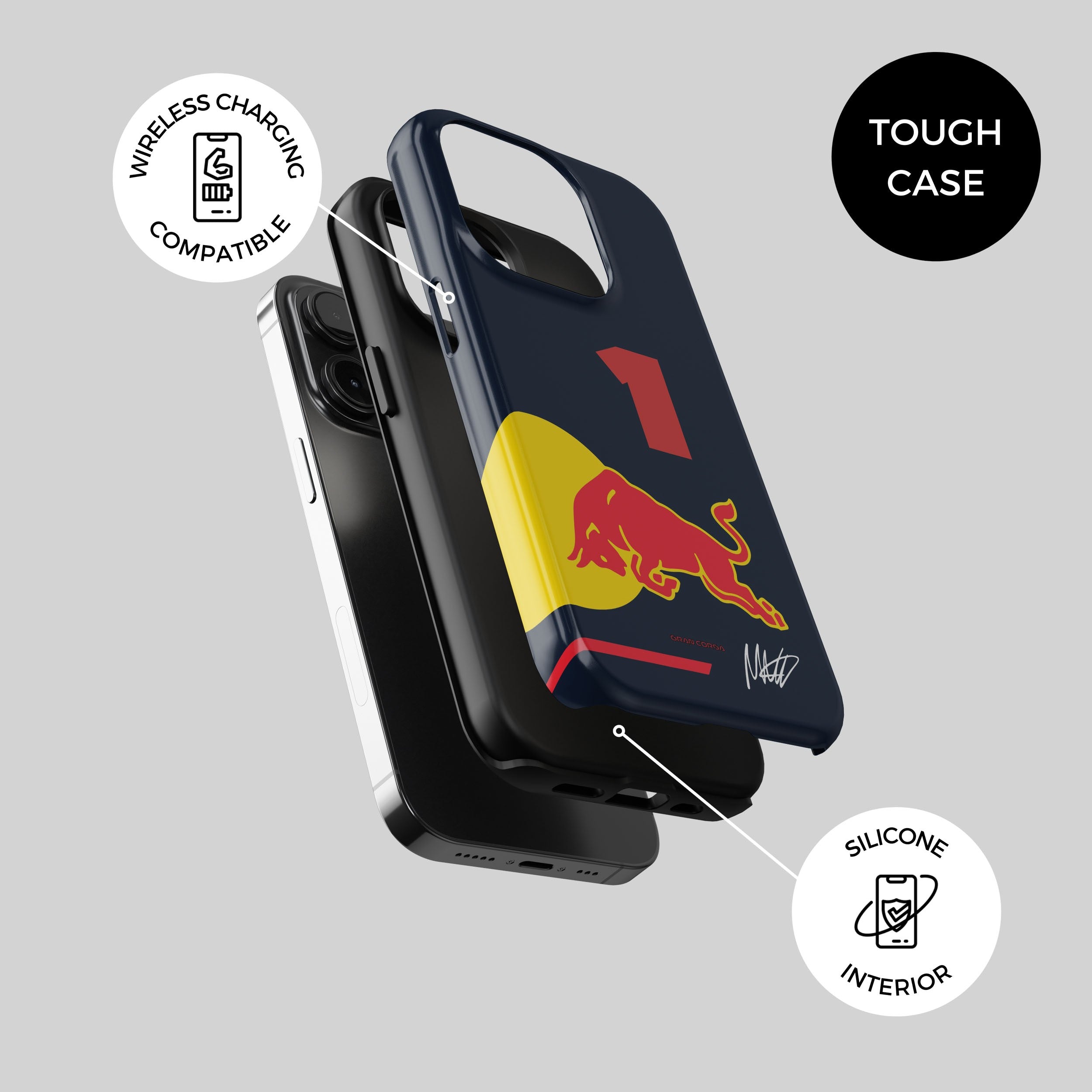 Max Verstappen F1 Red Bull Racing 2024 Season Livery Phone Case