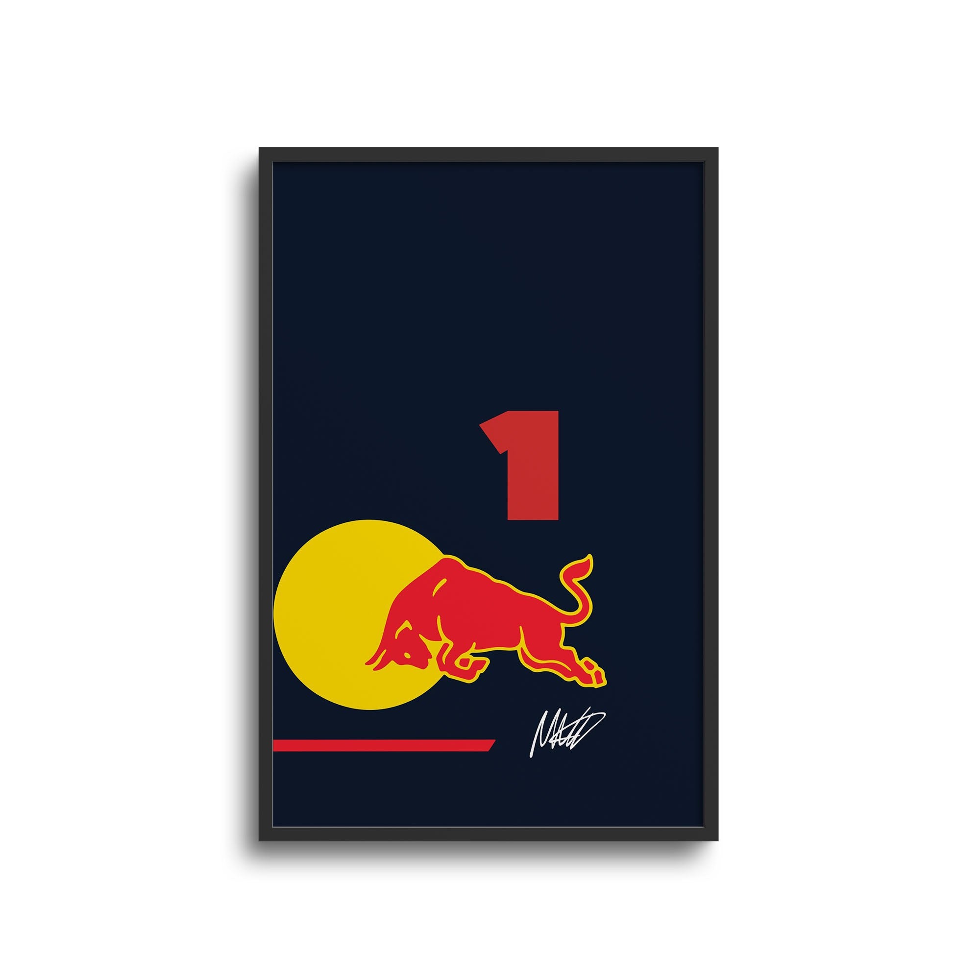 Max Verstappen F1 Red Bull Racing 2024 Season Livery Poster