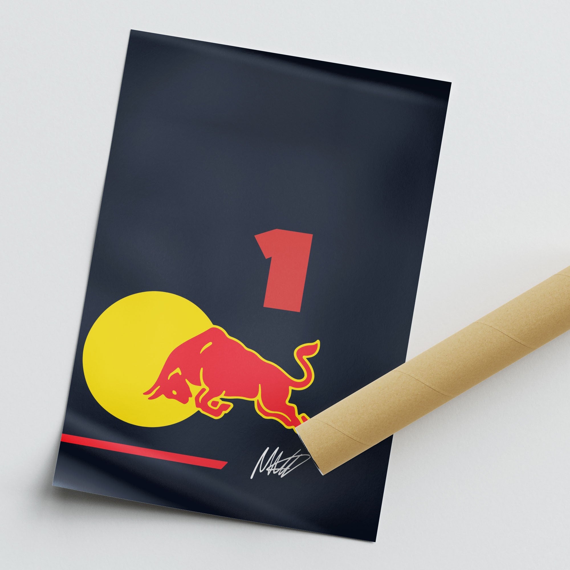 Max Verstappen F1 Red Bull Racing 2024 Season Livery Poster