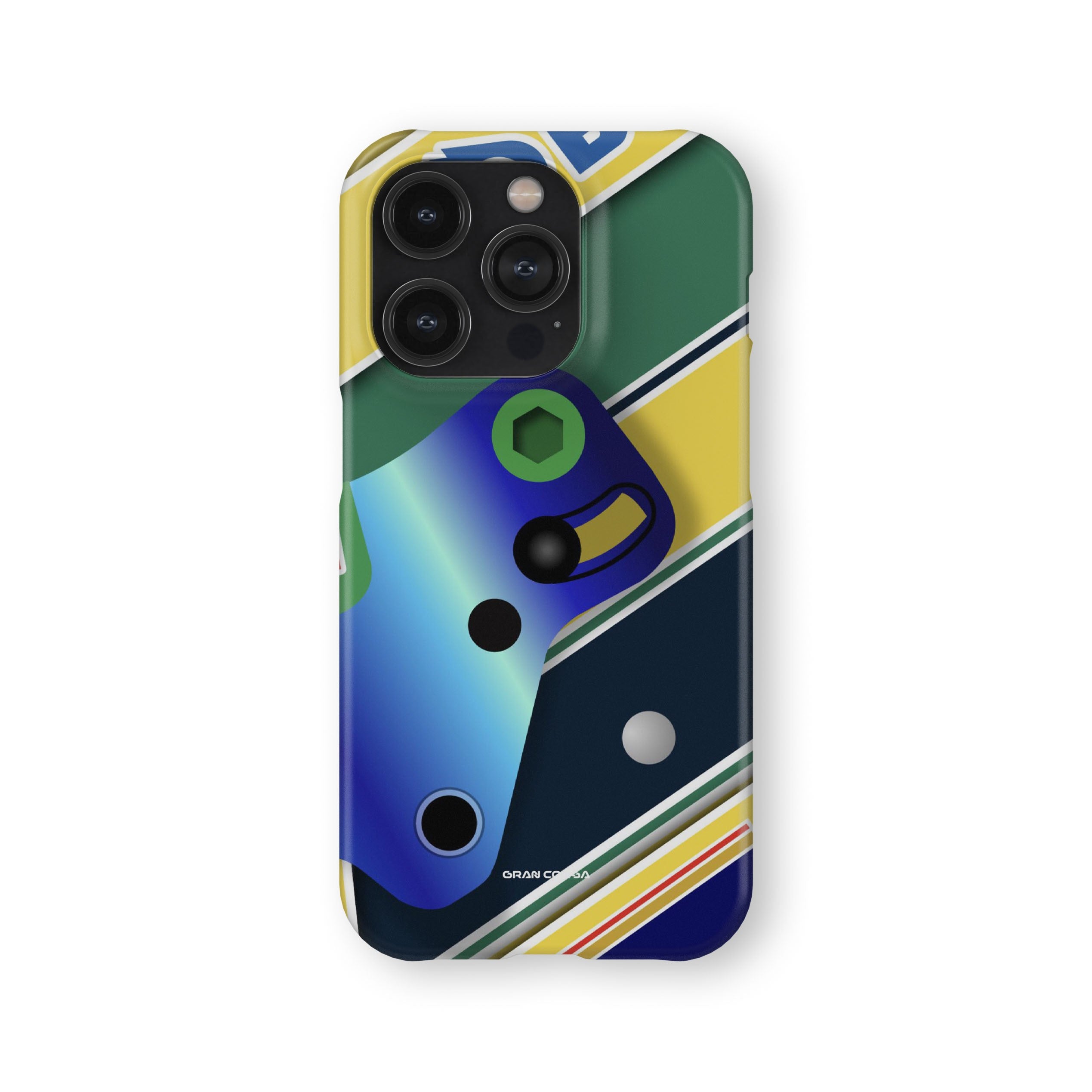 Pierre Gasly F1 Alpine 2024 Imola GP Helmet Phone Case