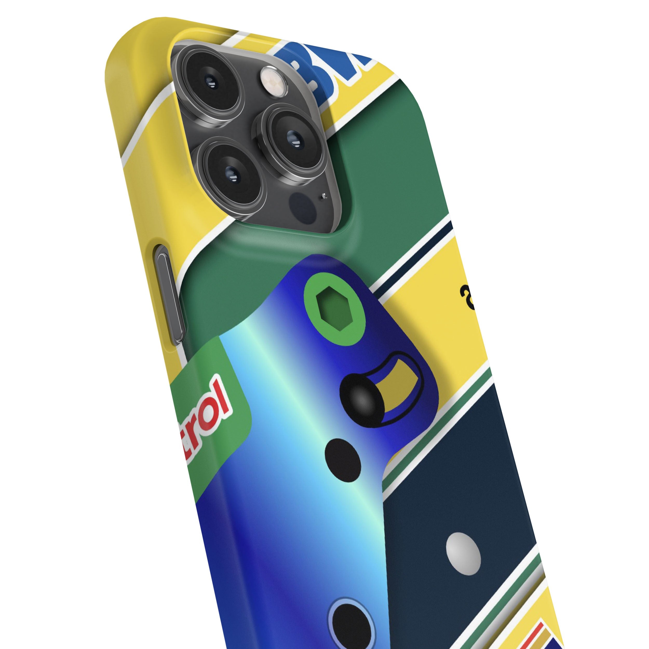 Pierre Gasly F1 Alpine 2024 Imola GP Helmet Phone Case