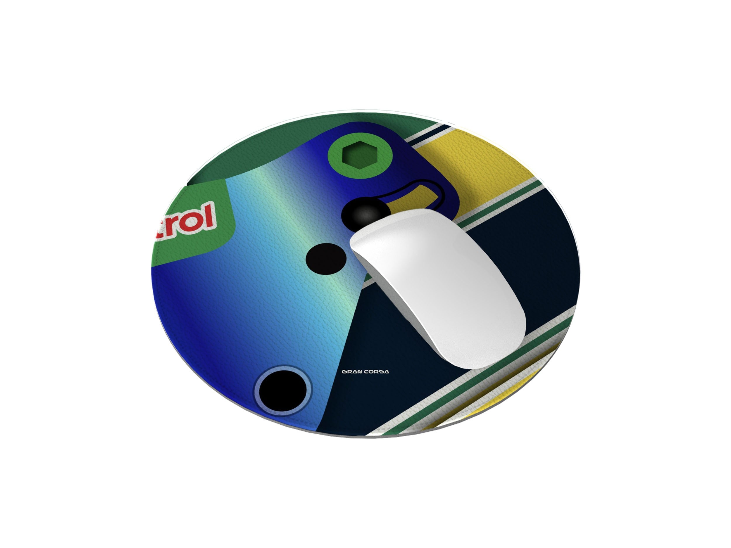 Pierre Gasly F1 Alpine 2024 Imola GP Helmet Mouse Mat