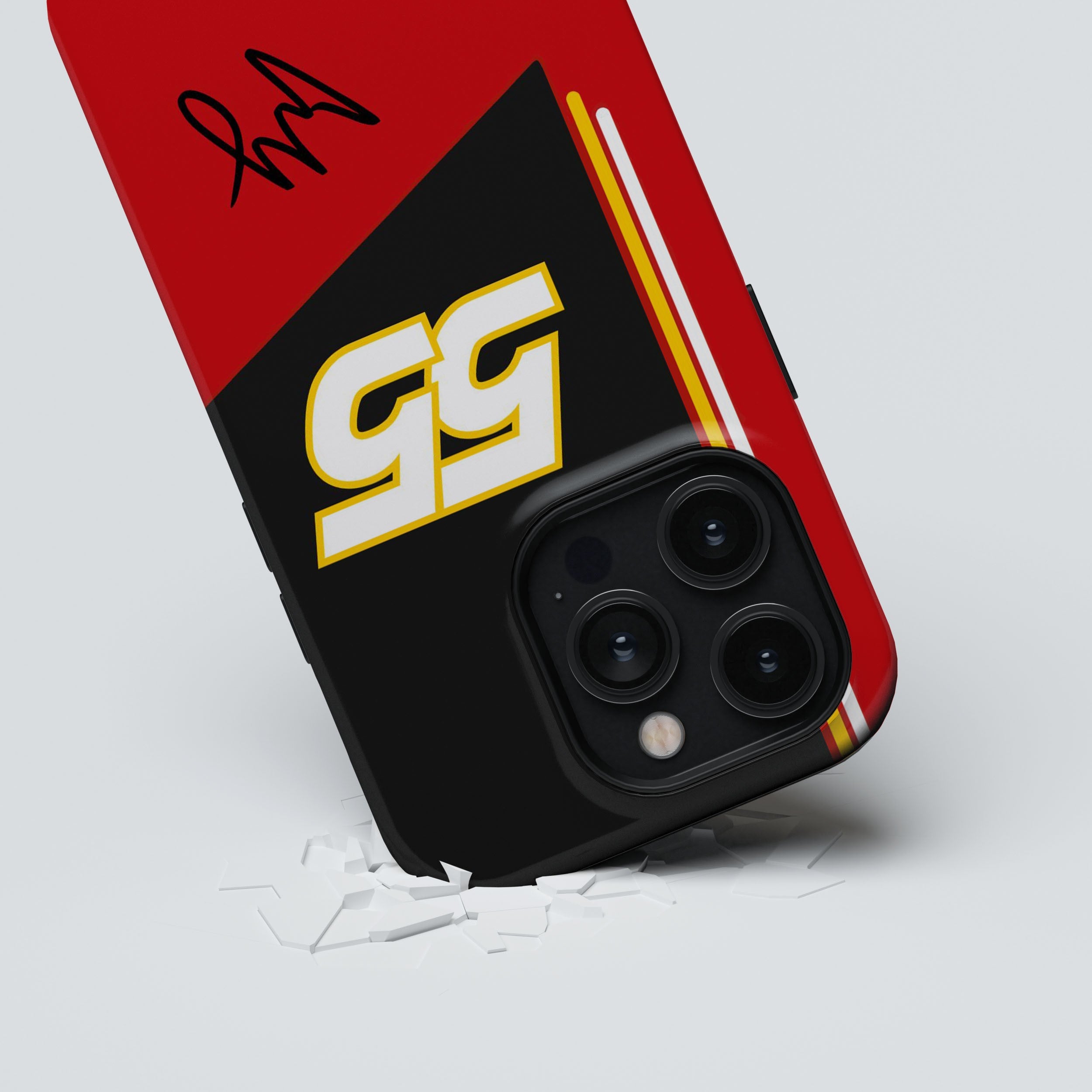 Carlos Sainz F1 Ferrari 2024 SF-24 Livery Phone Case