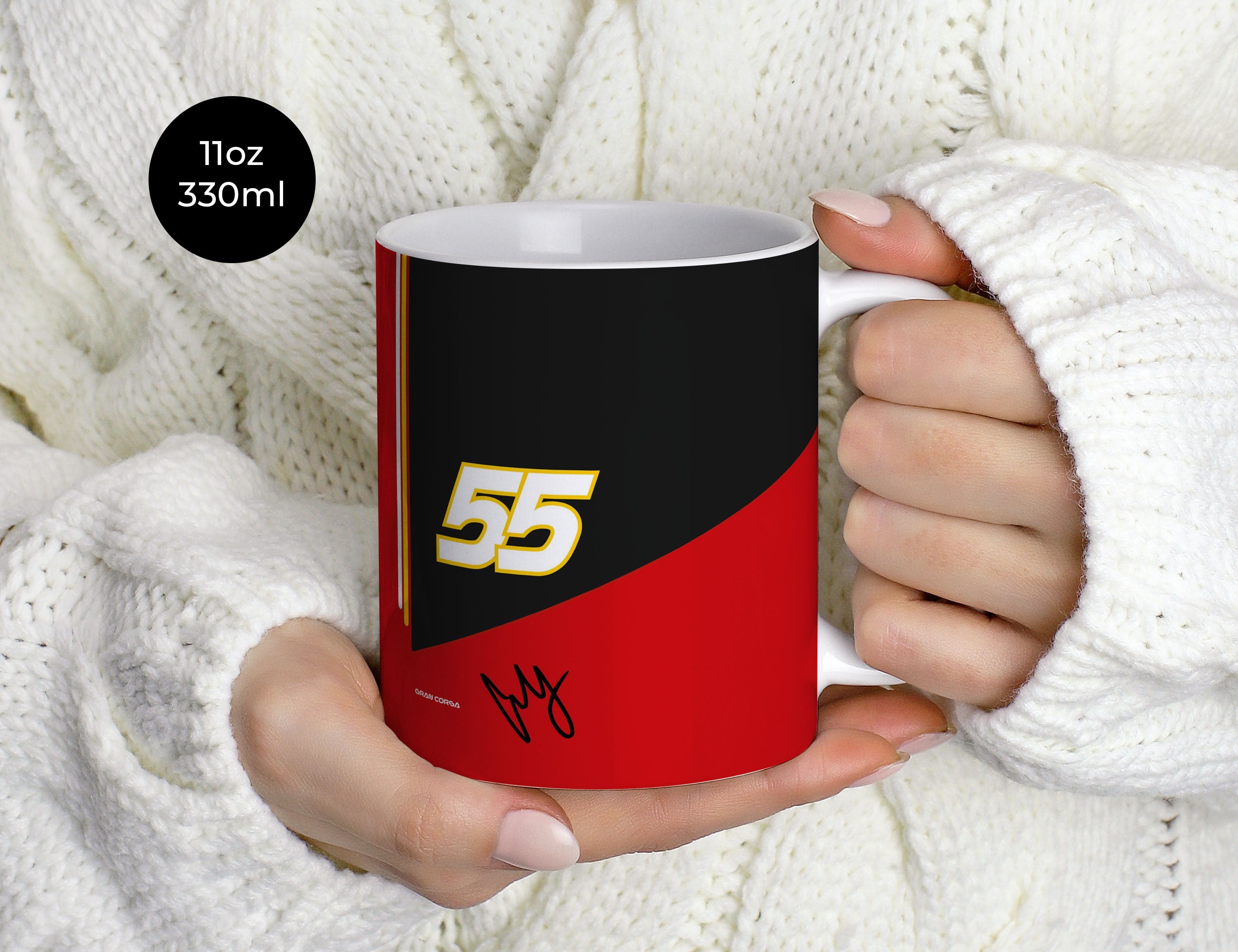 Carlos Sainz F1 Ferrari 2024 SF-24 Livery Mug