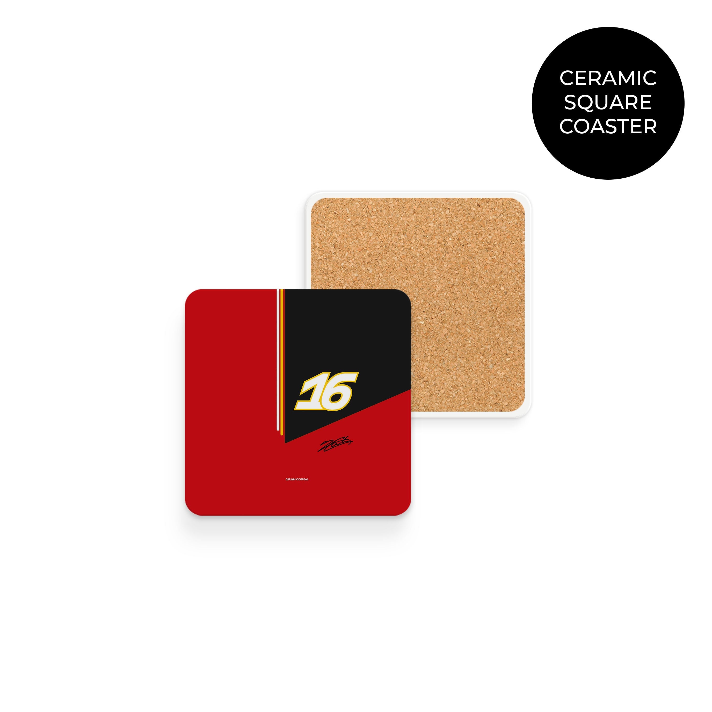 Charles Leclerc F1 Ferrari 2024 SF-24 Livery Coaster