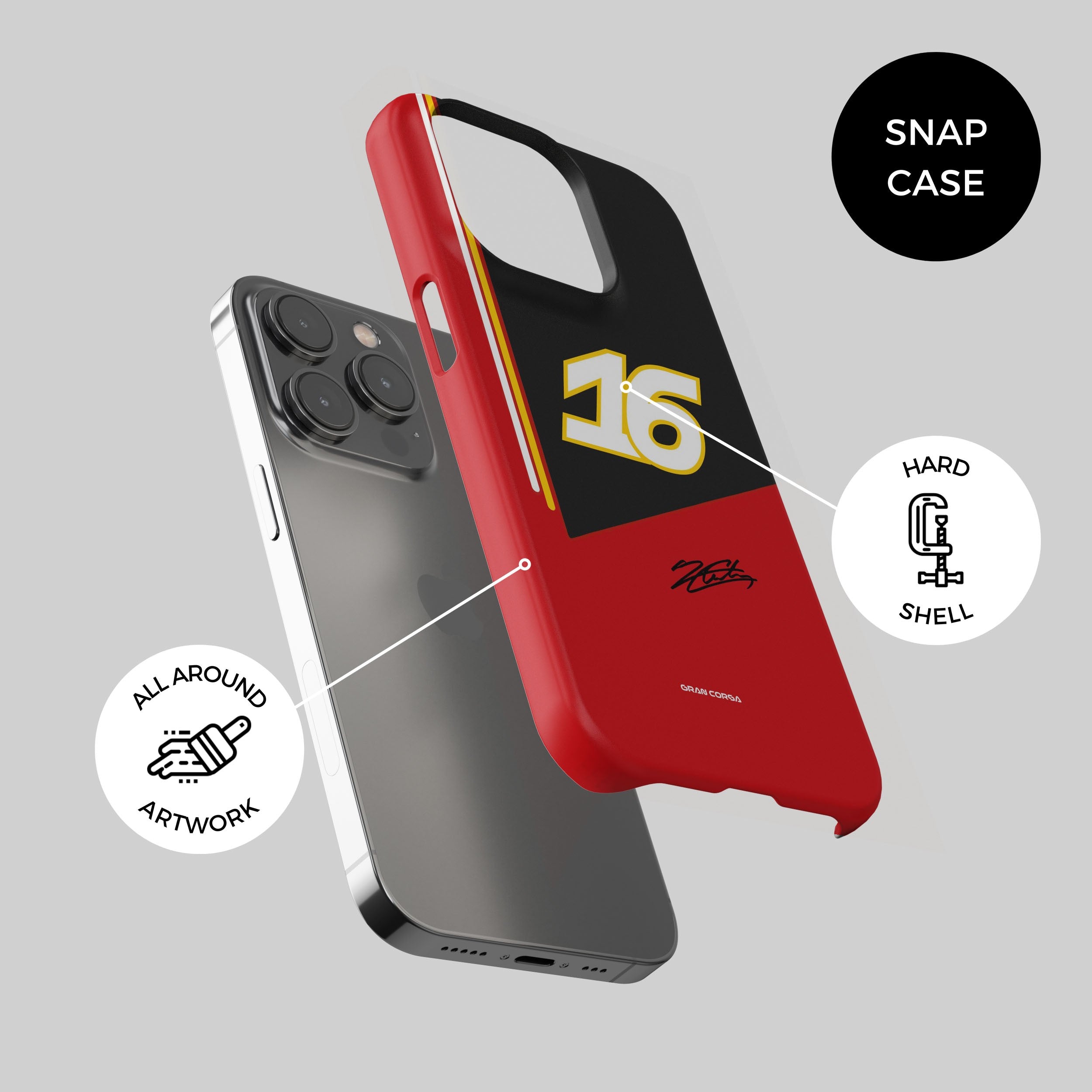 Charles Leclerc F1 Ferrari 2024 SF-24 Livery Phone Case