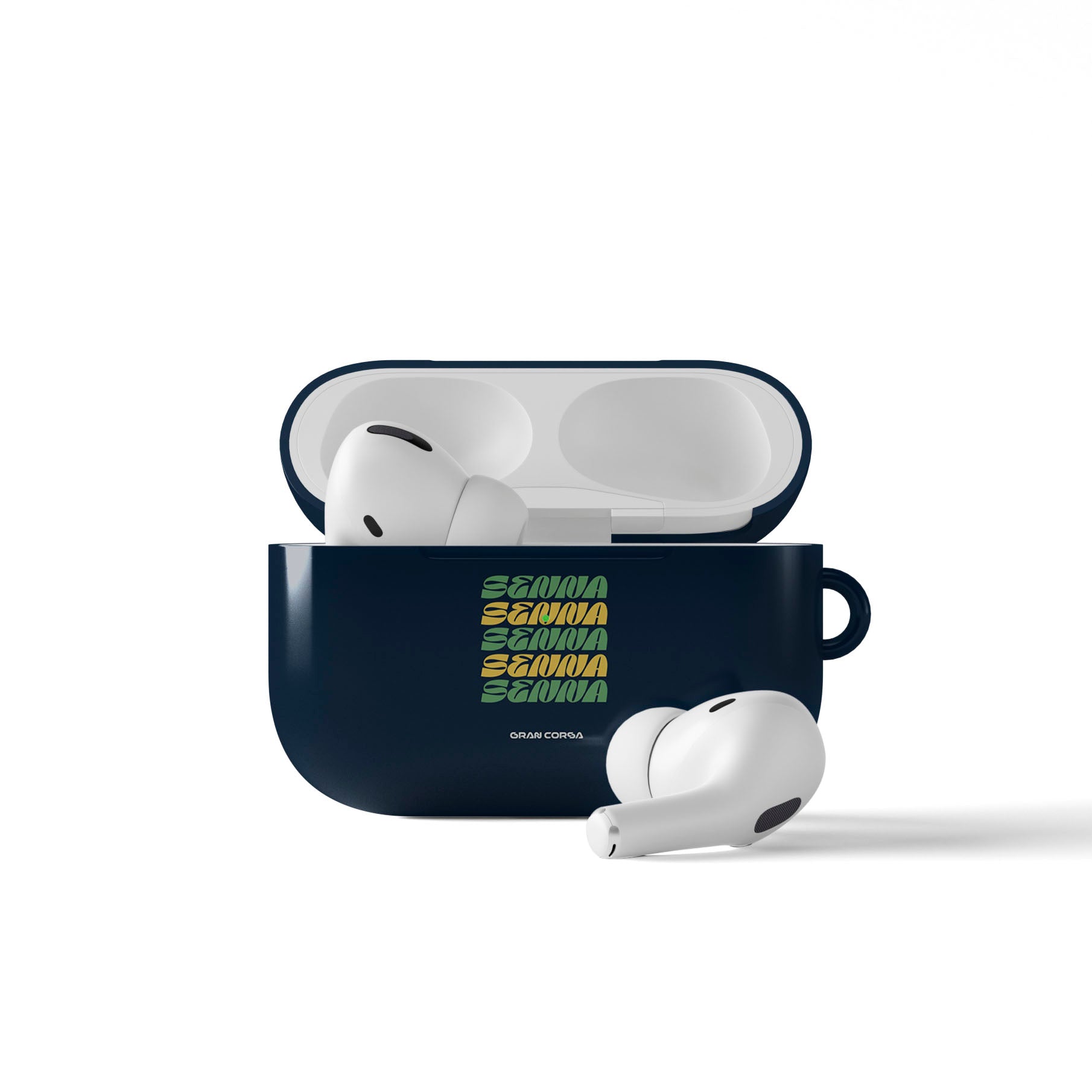 Ayrton Senna F1 McLaren 1989 Homage Illustration AirPods Case