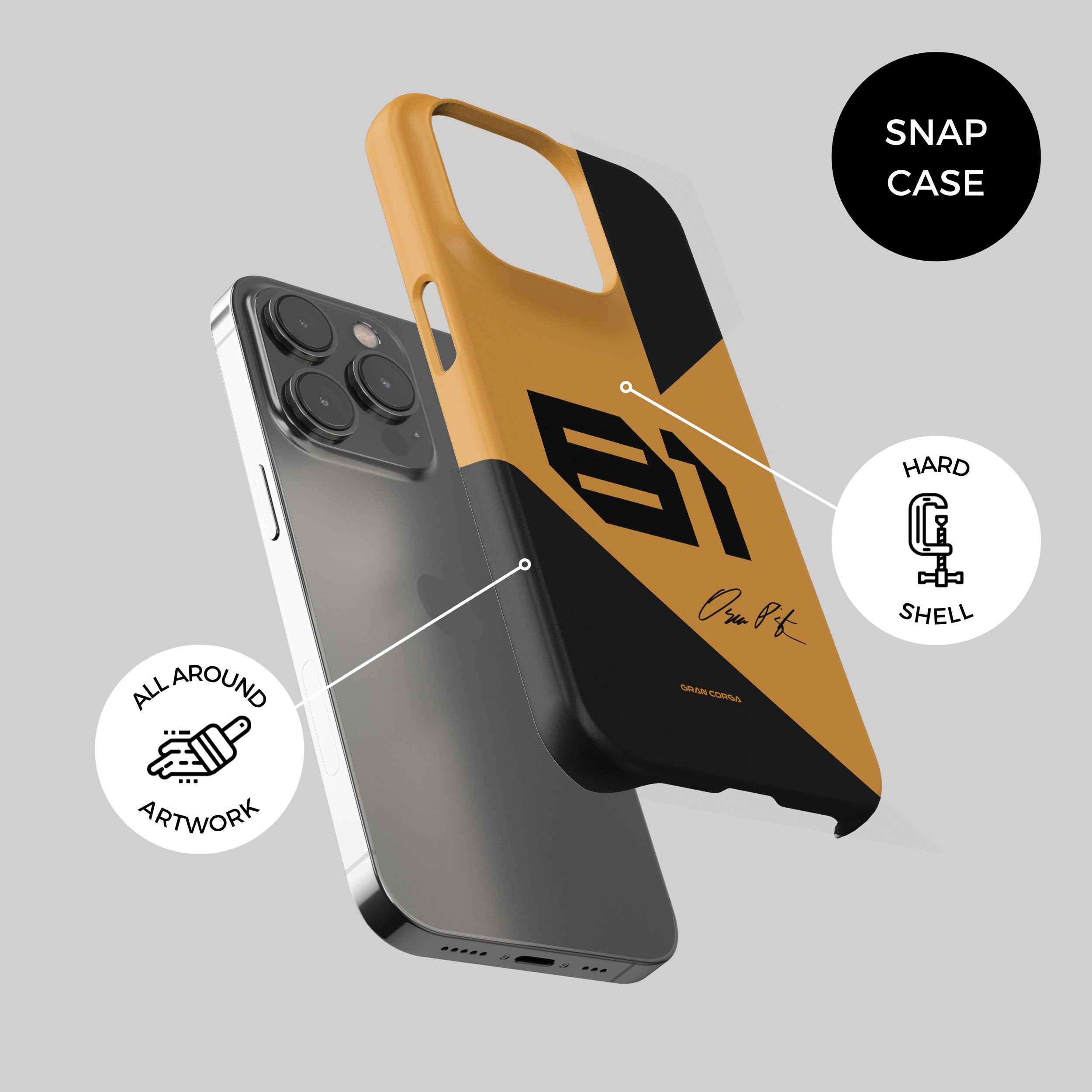 Oscar Piastri F1 McLaren 2024 MCL38 Livery Phone Case