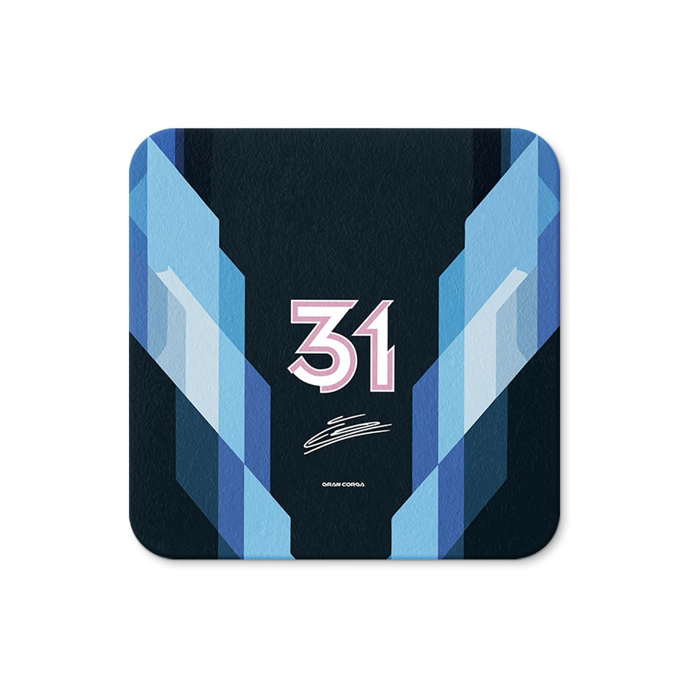 Esteban Ocon F1 Alpine 2024 A524 Livery Coaster