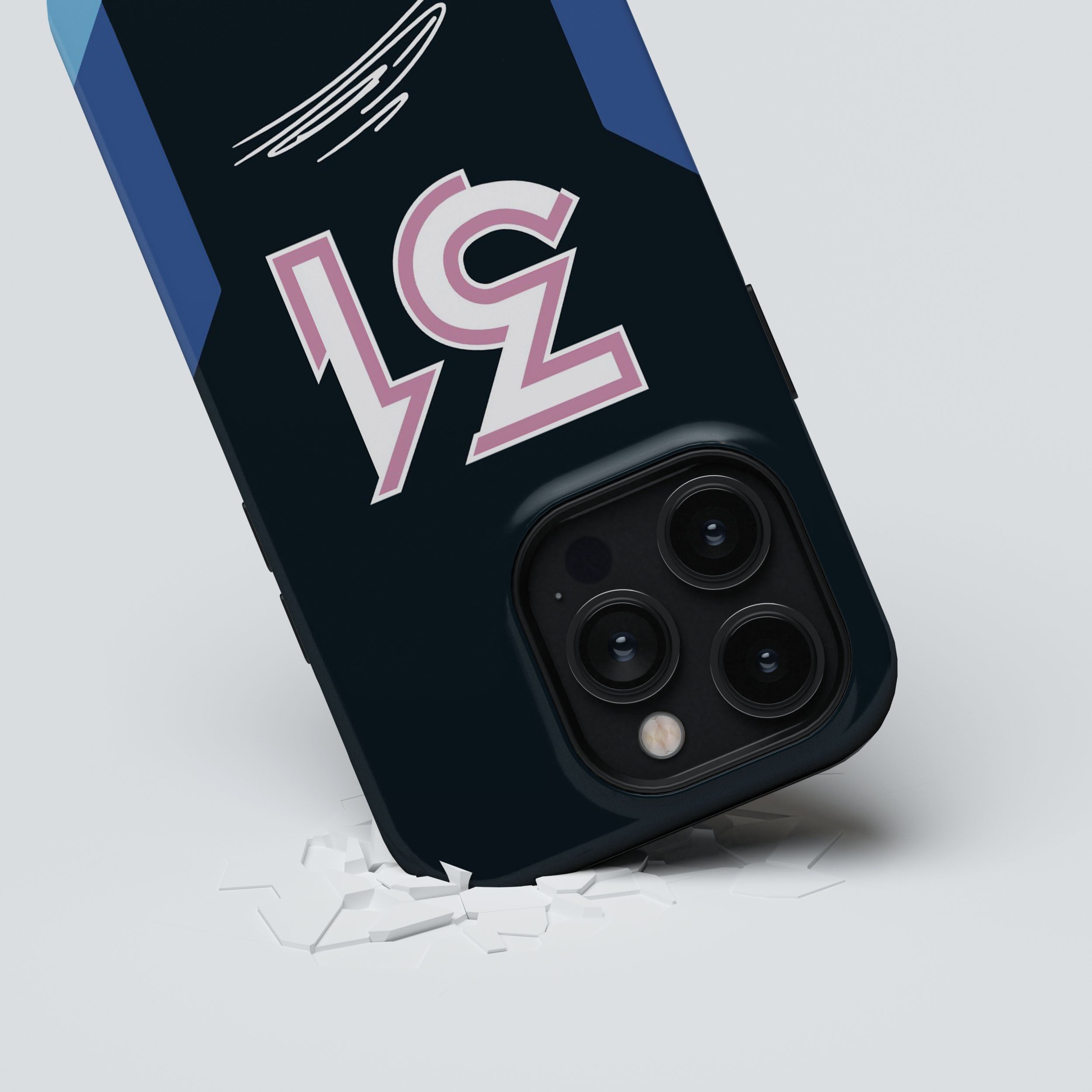 Esteban Ocon F1 Alpine 2024 A524 Livery Phone Case