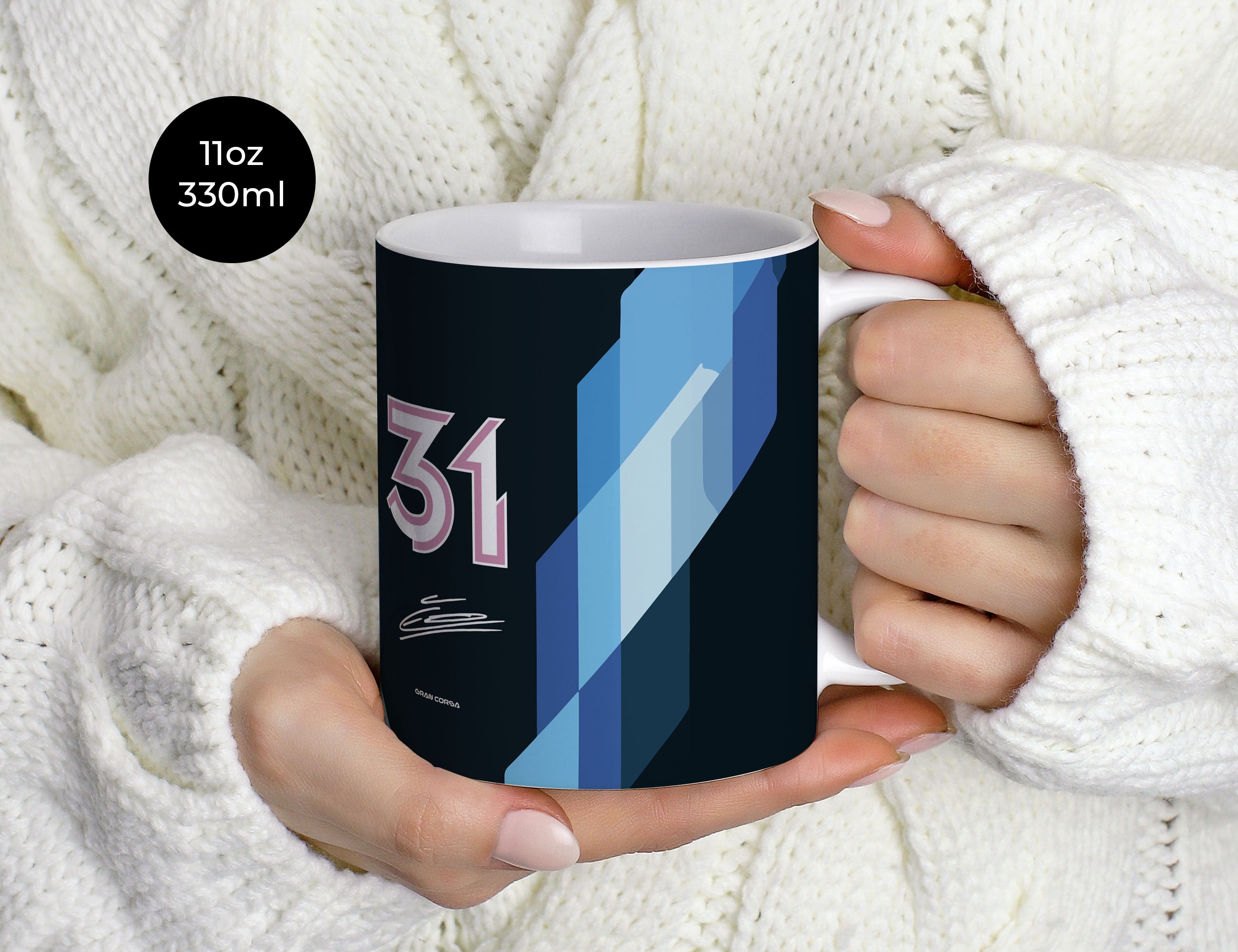 Esteban Ocon F1 Alpine 2024 A524 Livery Mug