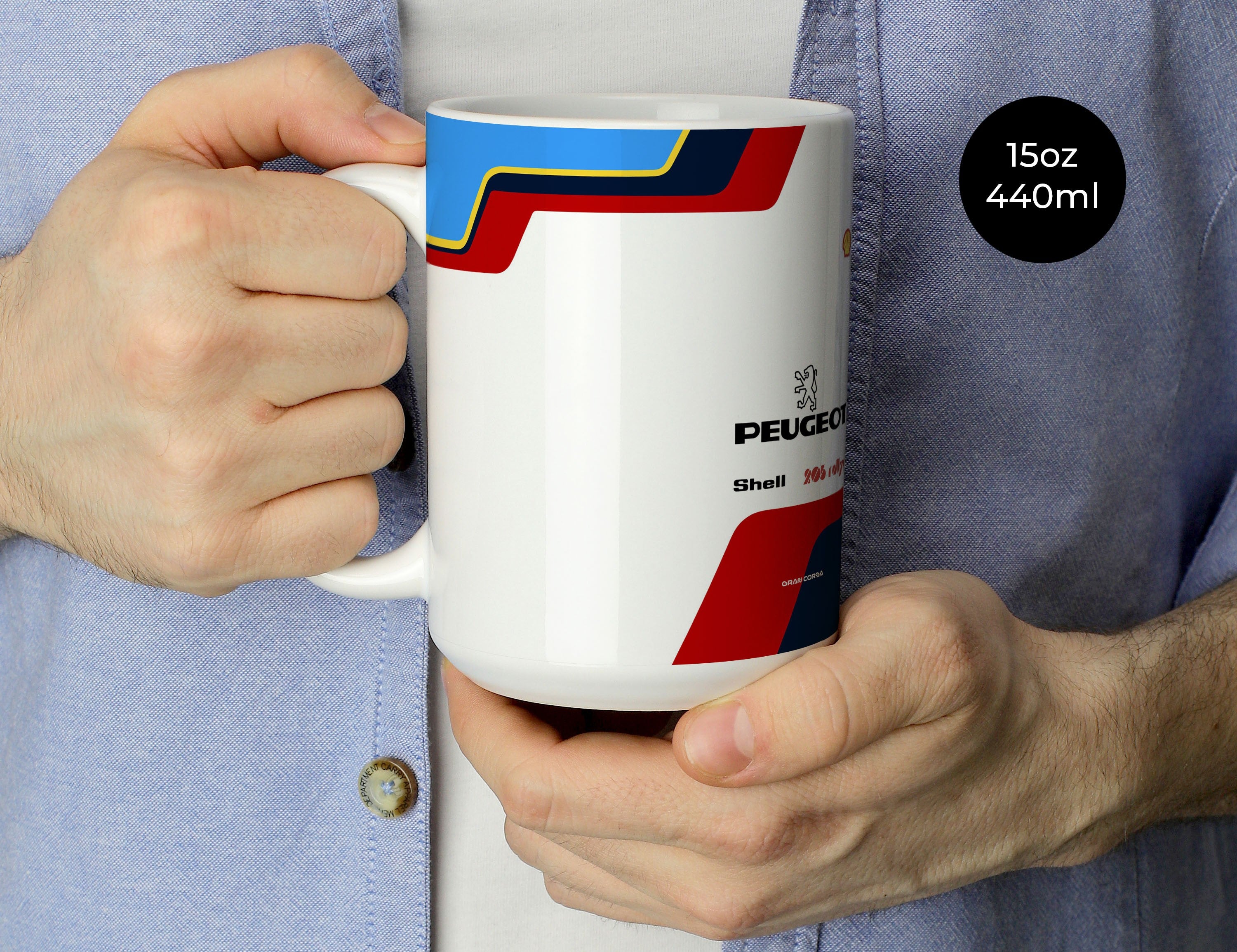 Peugeot 1985 205 T16 WRC Livery Mug