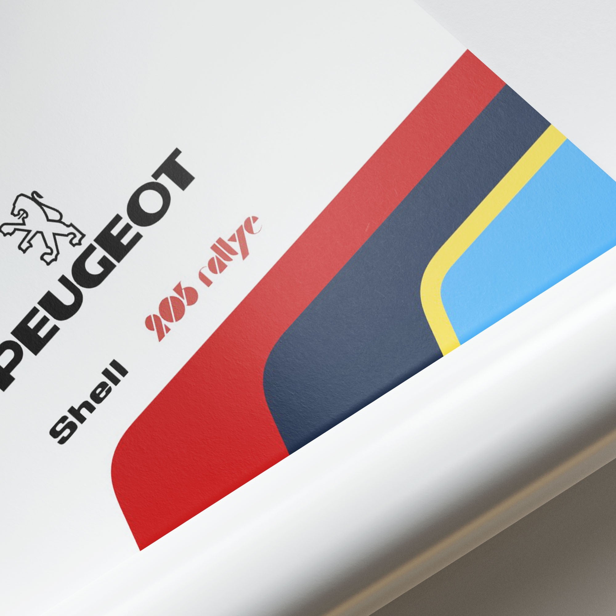 Peugeot 1985 205 T16 WRC Livery Poster