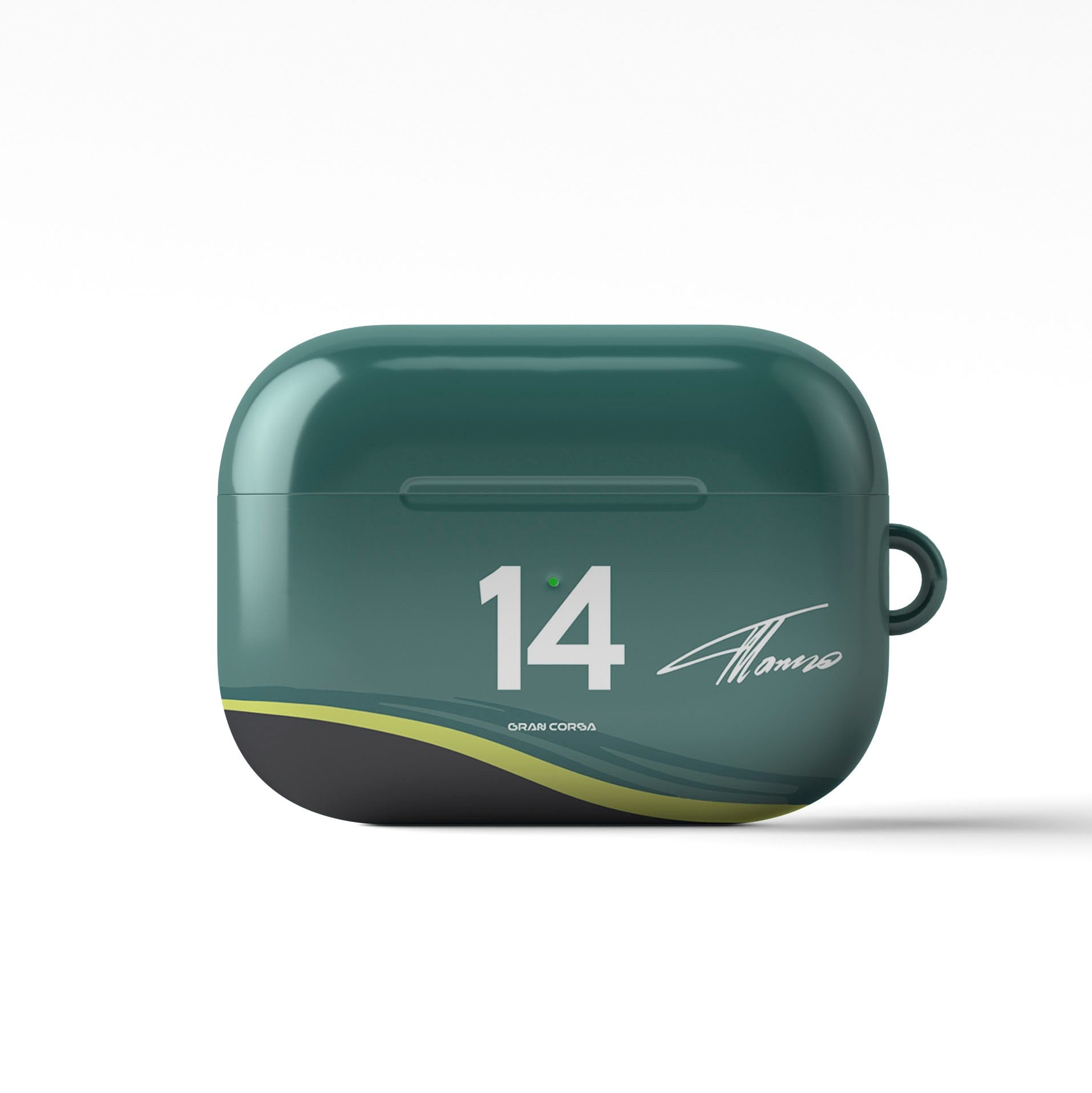 Fernando Alonso F1 Aston Martin 2024 AMR24 Livery AirPods Case