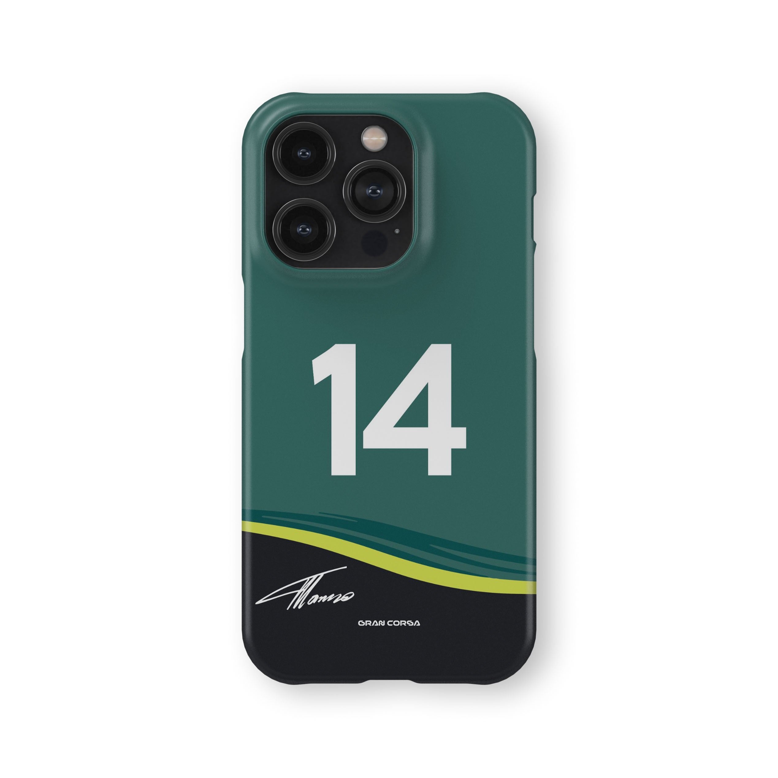 Fernando Alonso F1 Aston Martin 2024 AMR24 Livery Phone Case