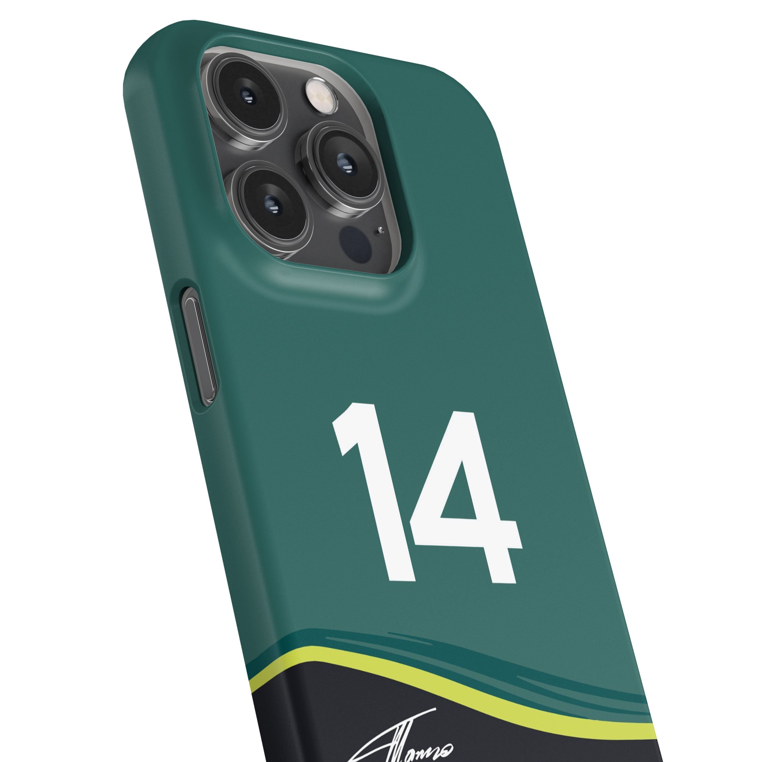 Fernando Alonso F1 Aston Martin 2024 AMR24 Livery Phone Case